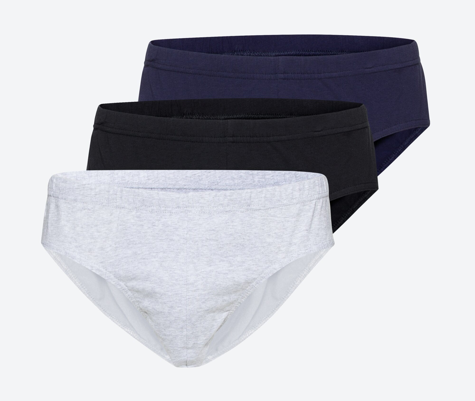 Herren-Slip mit elastischem Bund, 3er-Pack | NKD