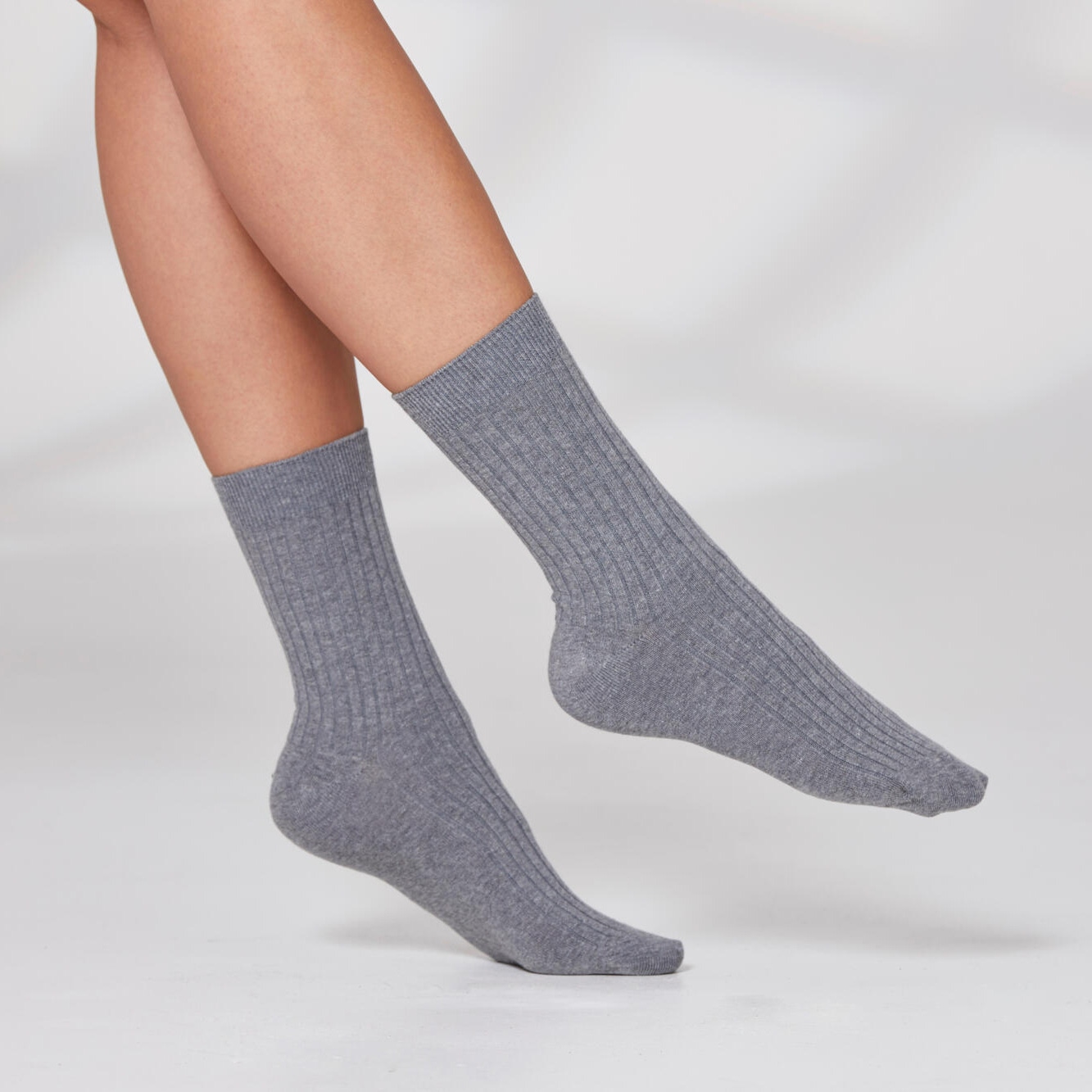 Unisex-Komfort-Socken mit Ripp-Struktur, 3er-Pack