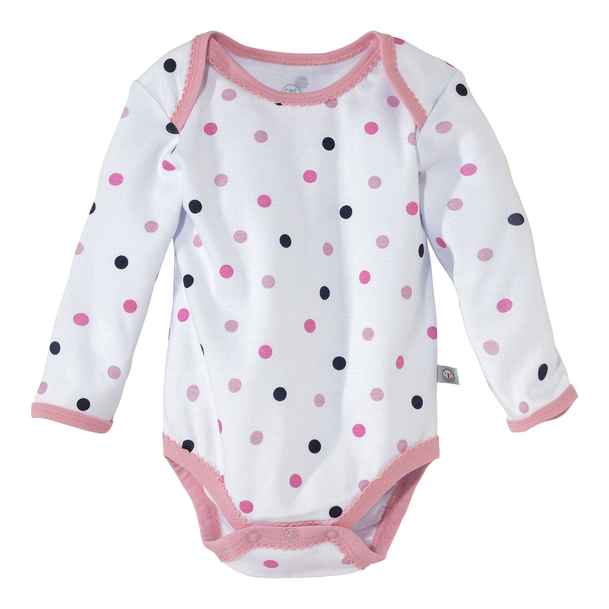 Baby-Mädchen-Body mit langen Ärmeln
