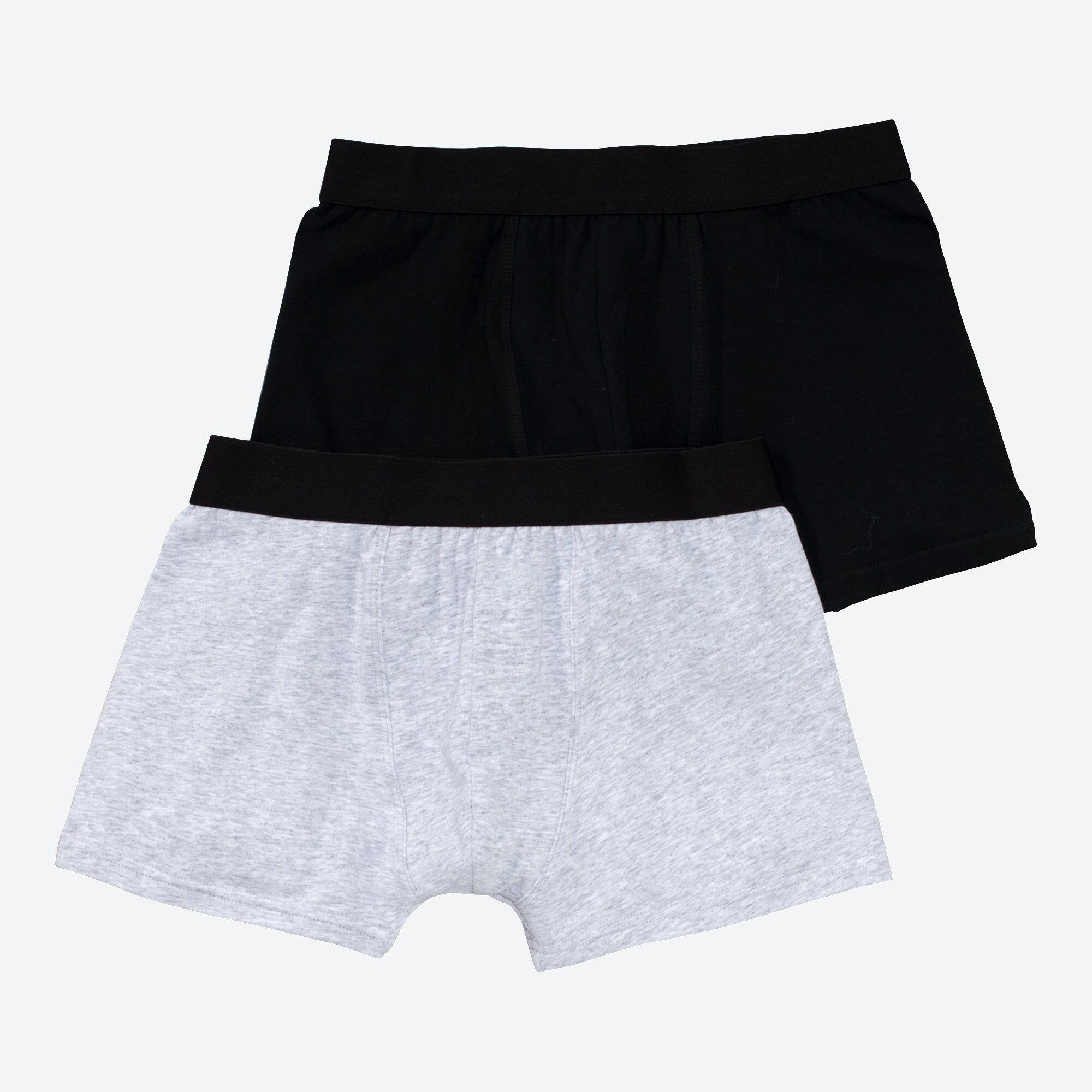 Jungen-Retroshorts mit schwarzem Gummibund, 2er-Pack
