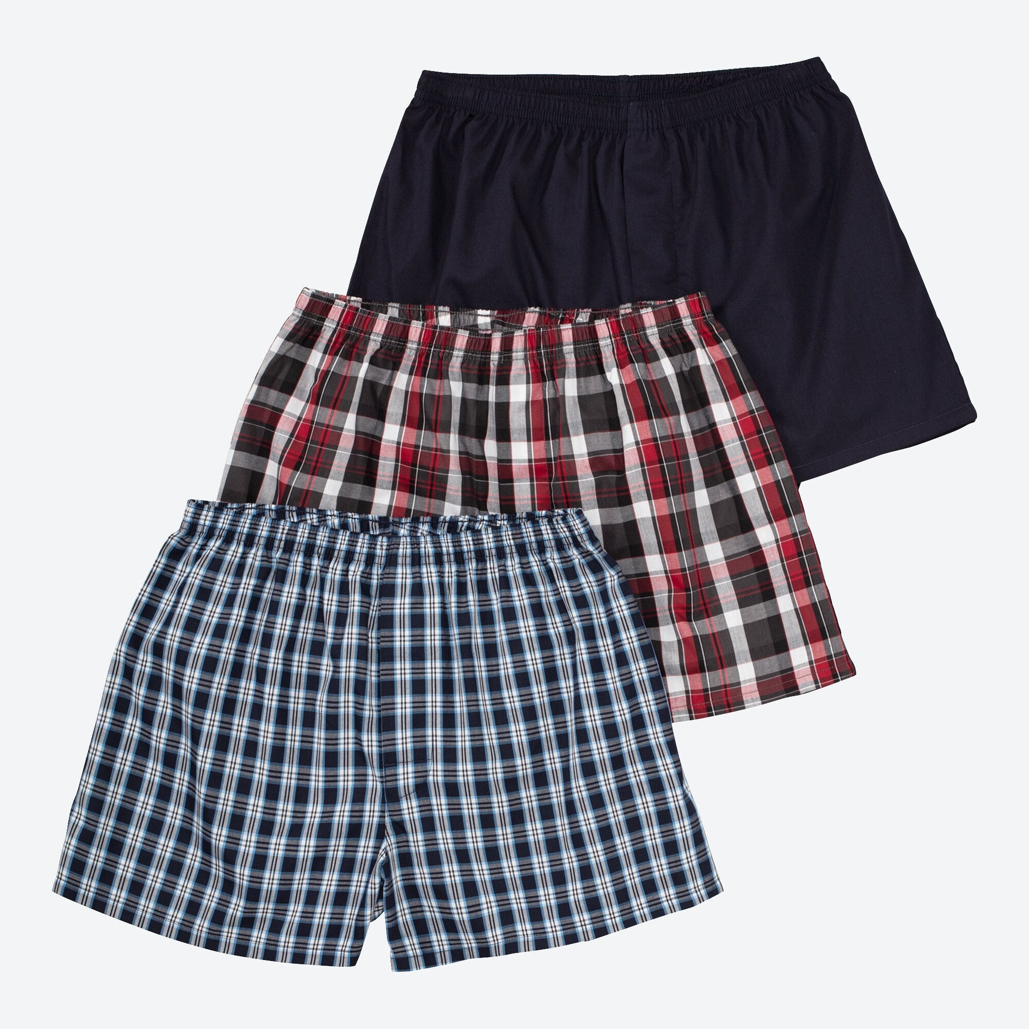Herren-Boxershorts, 3er-Pack
