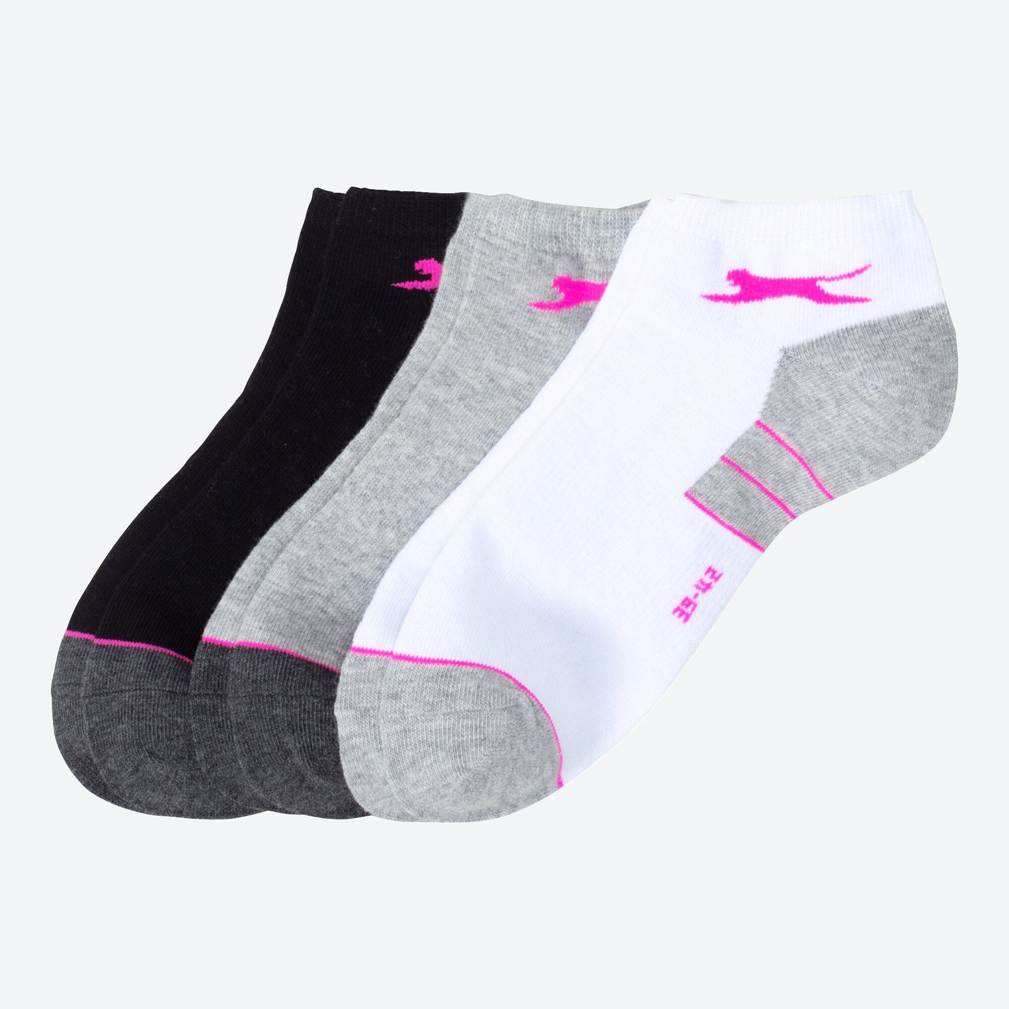 Slazenger Damen-Sportsocken, 3er Pack