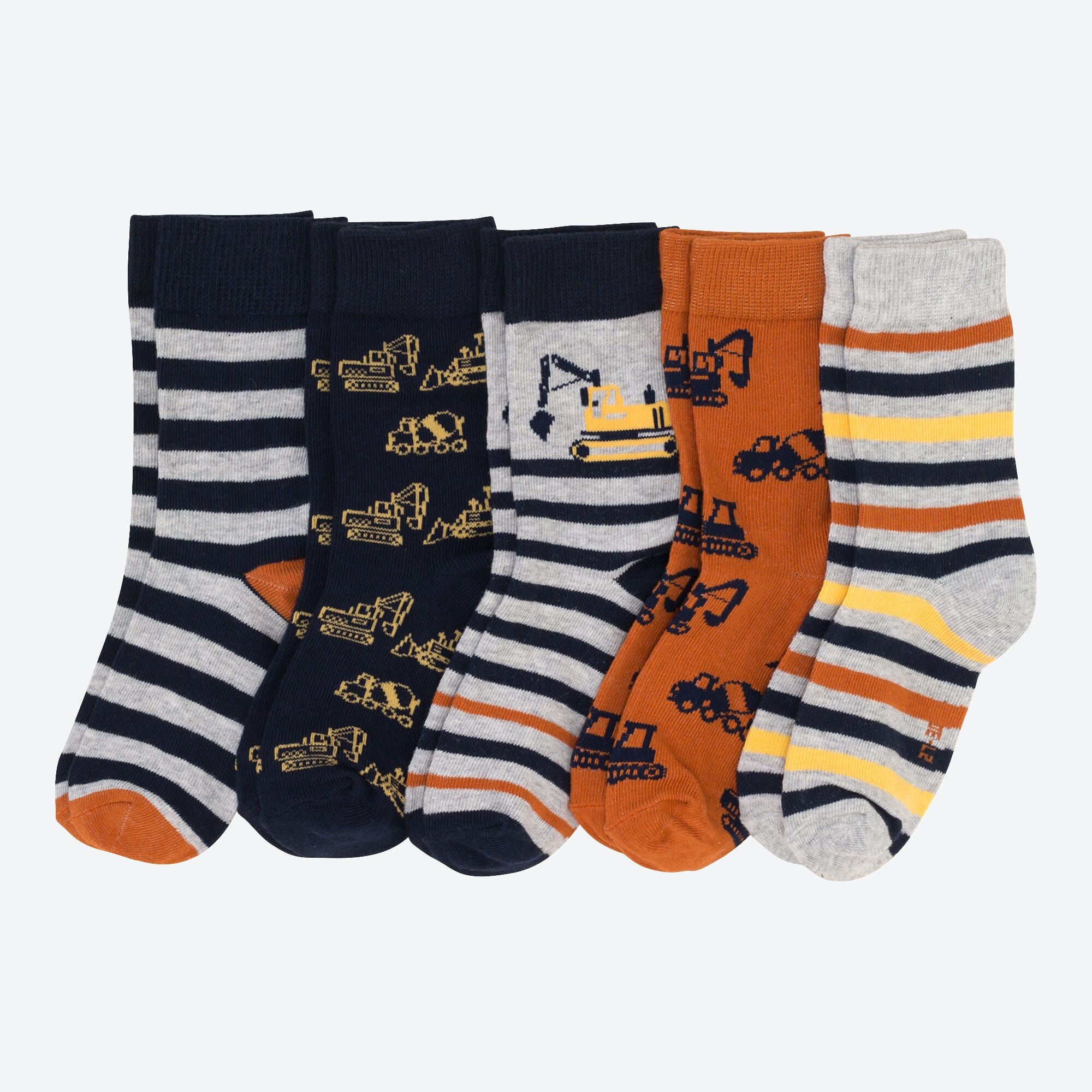 Jungen-Socken mit Baumwolle, 5er Pack