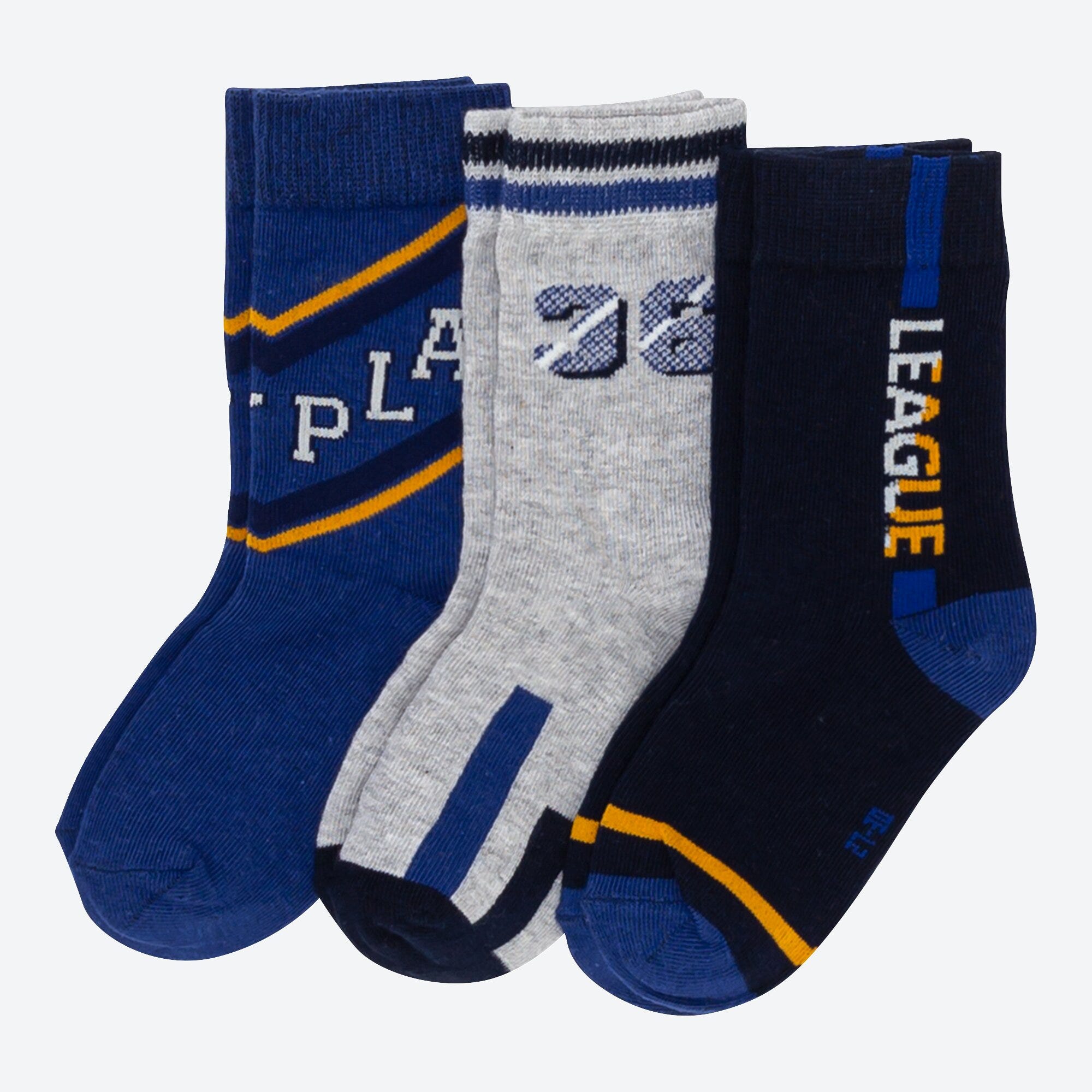 Jungen-Socken, 3er-Pack
