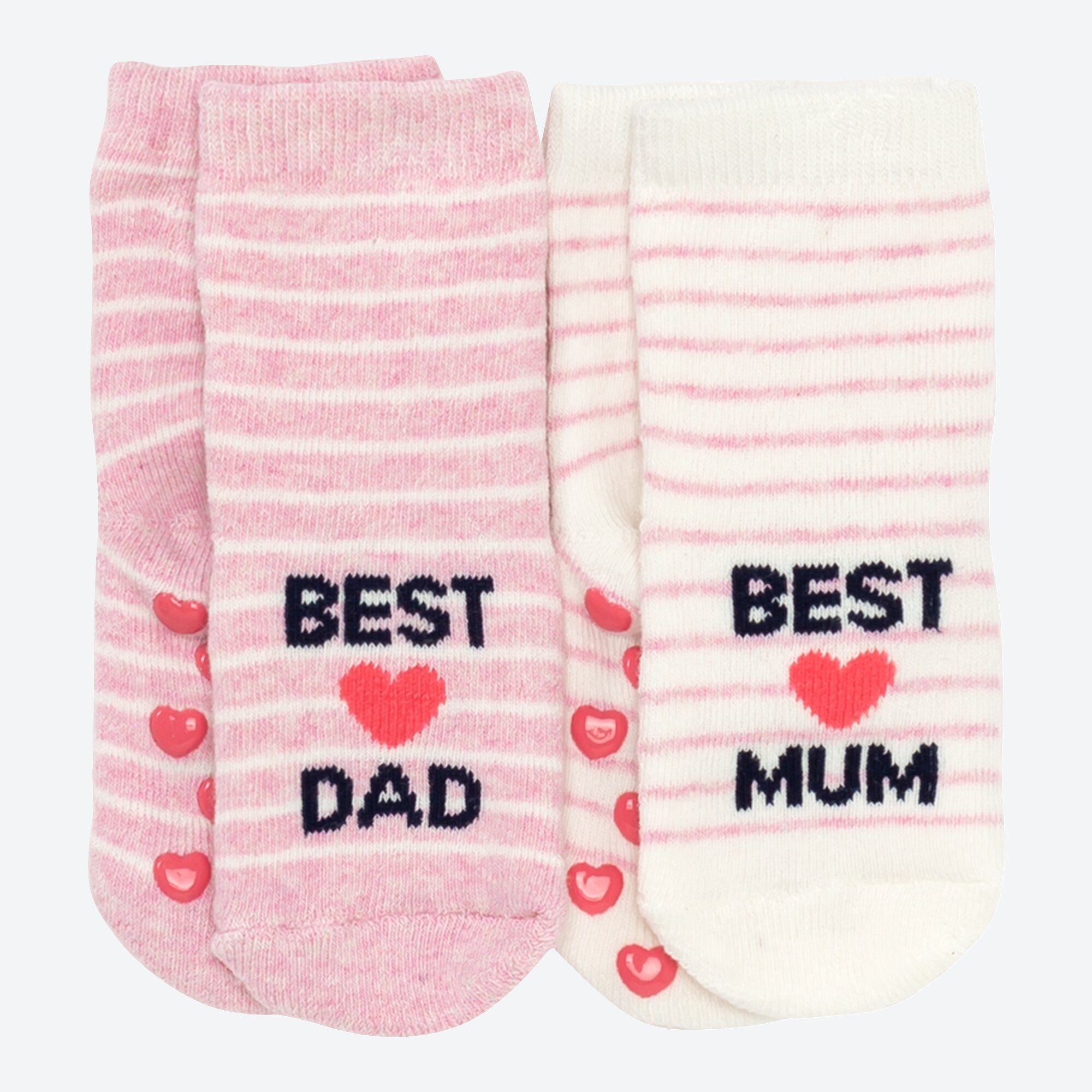 Mädchen-ABS-Socken, 2er Pack