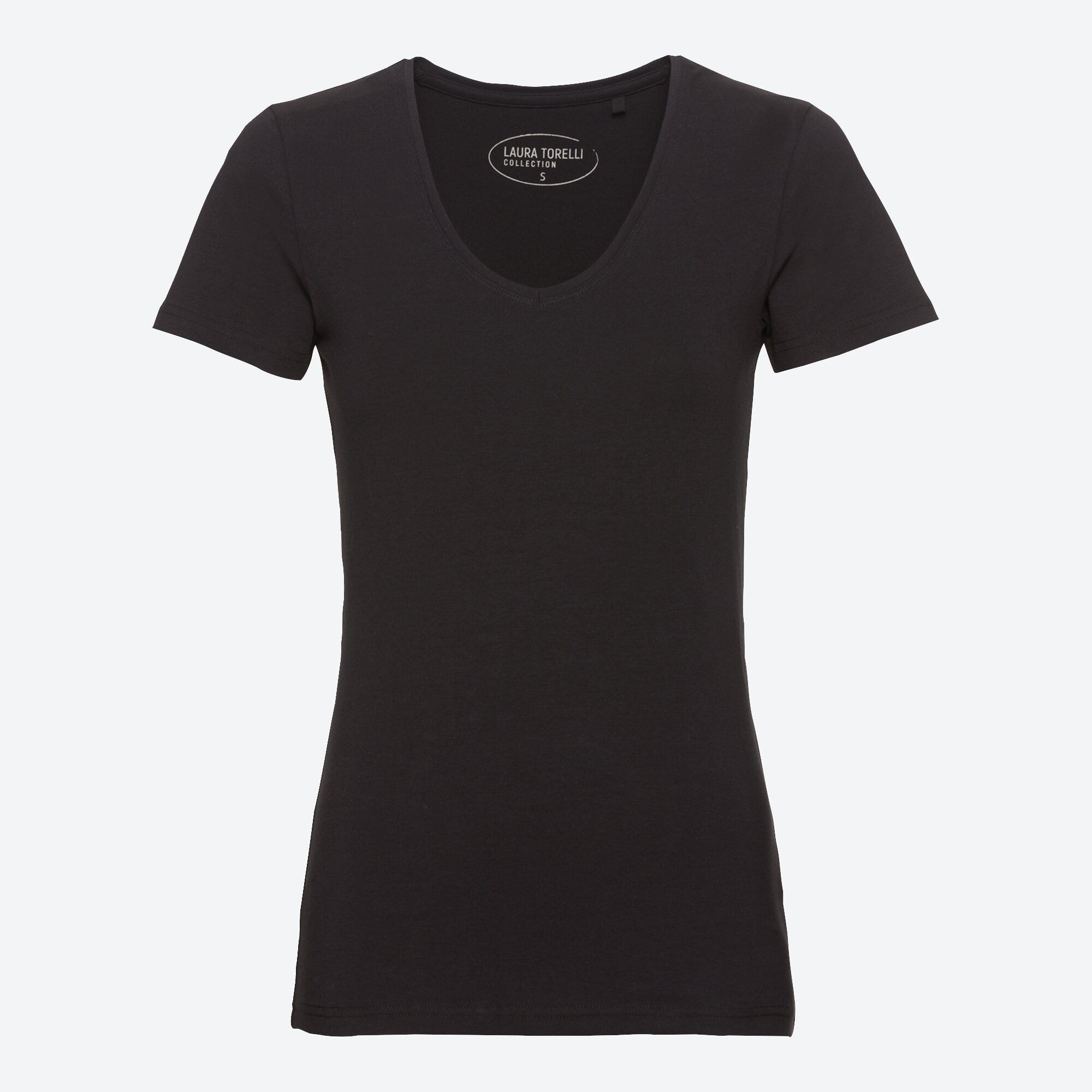 Damen-T-Shirt mit V-Ausschnitt