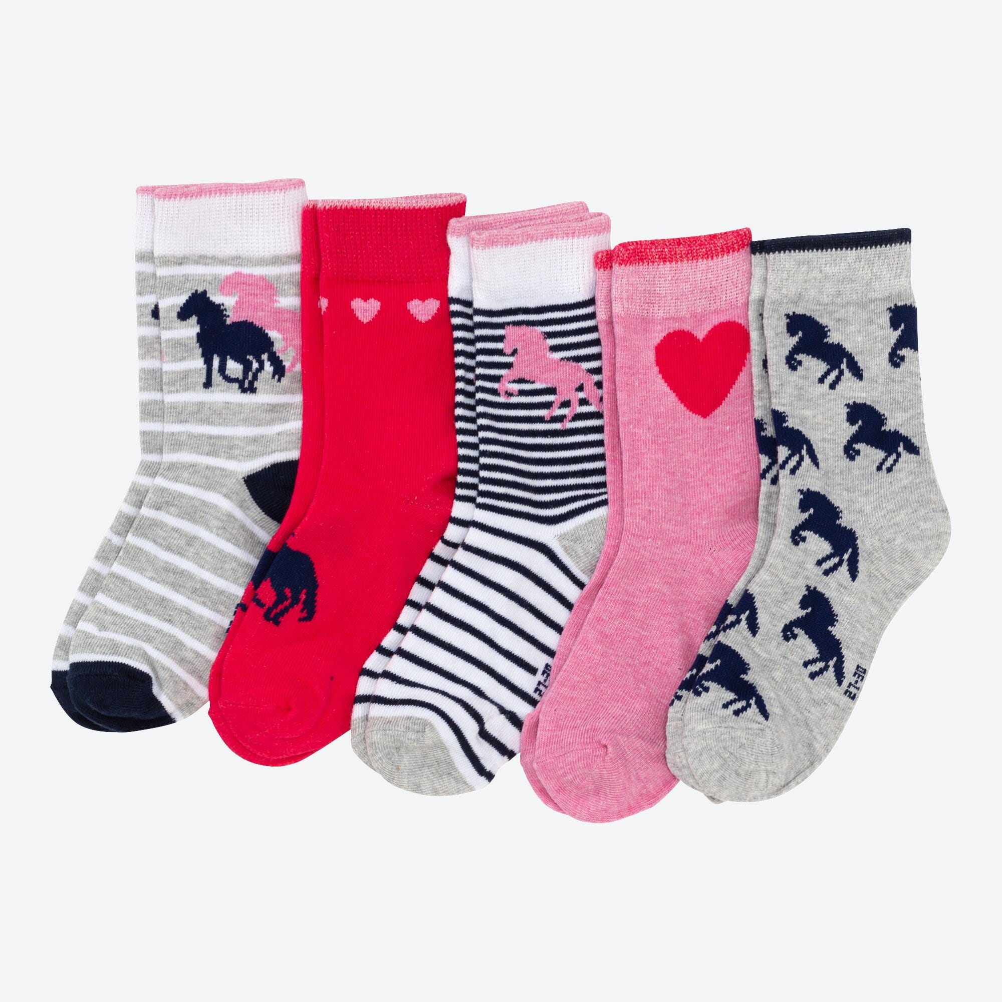 Kinder-Socken, 5er-Pack