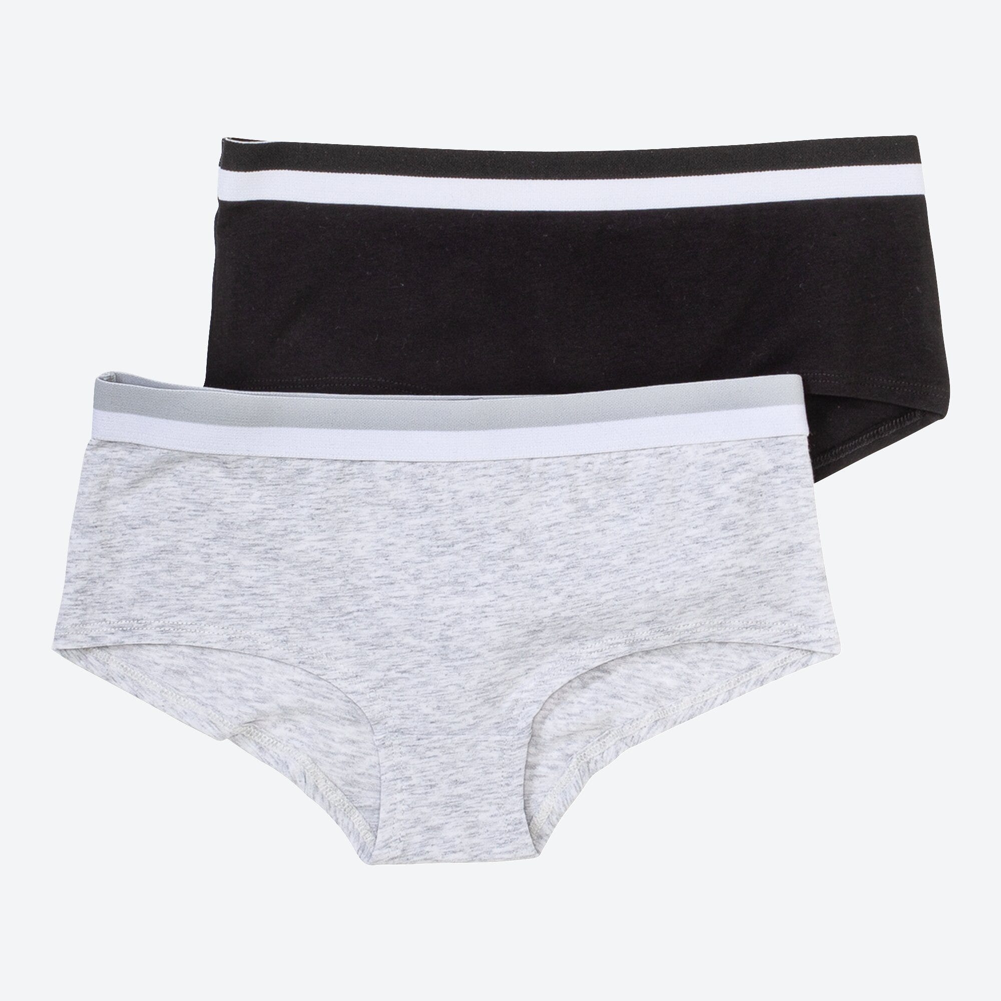 Mädchen-Panty mit Kontrast-Bund, 2er-Pack