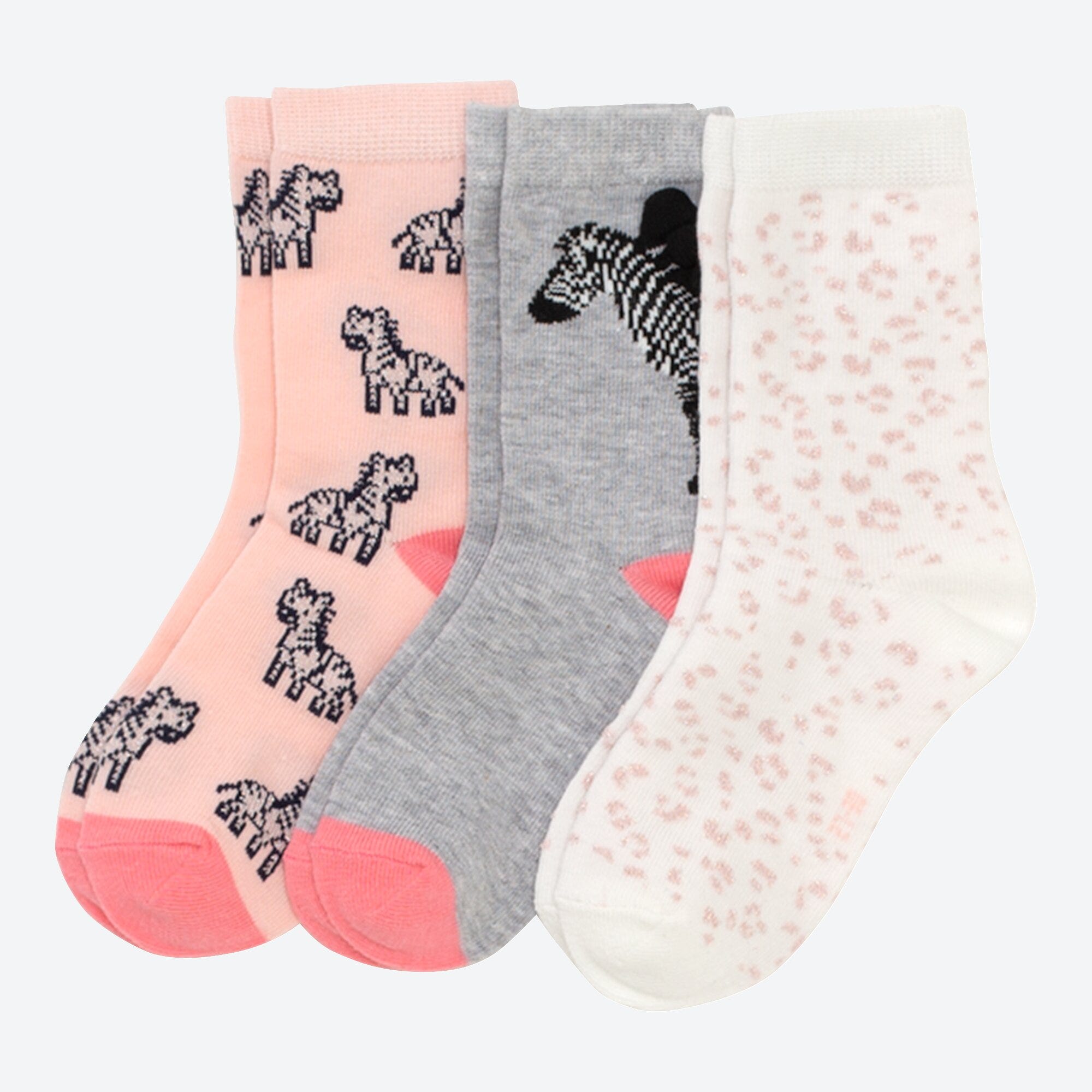 Kinder-Mädchen-Socken, 3er-Pack