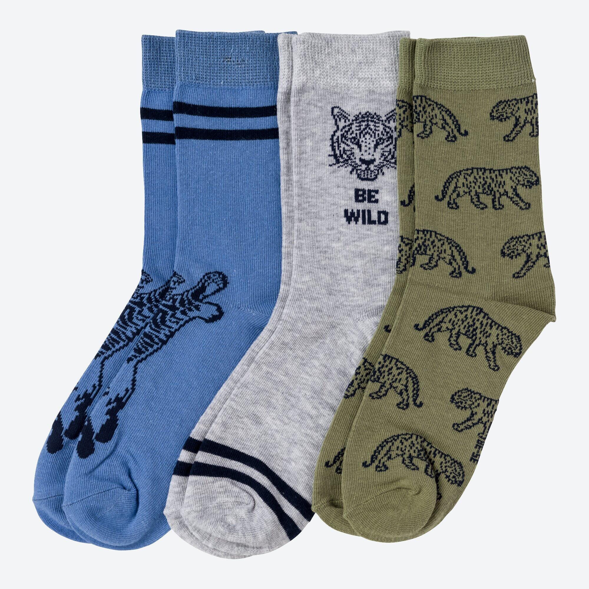 Jungen-Socken, 3er-Pack