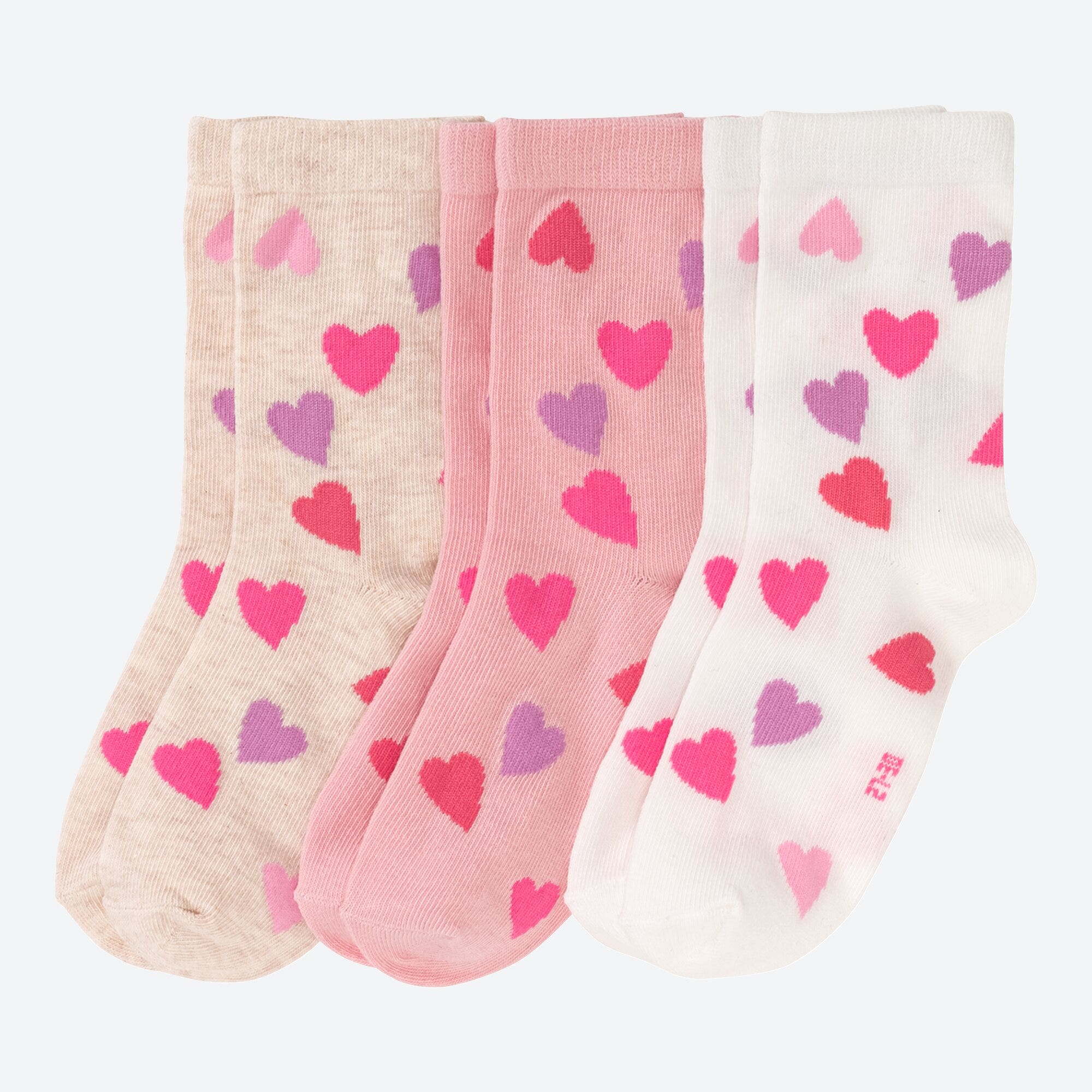 Kinder-Mädchen-Socken, 3er-Pack