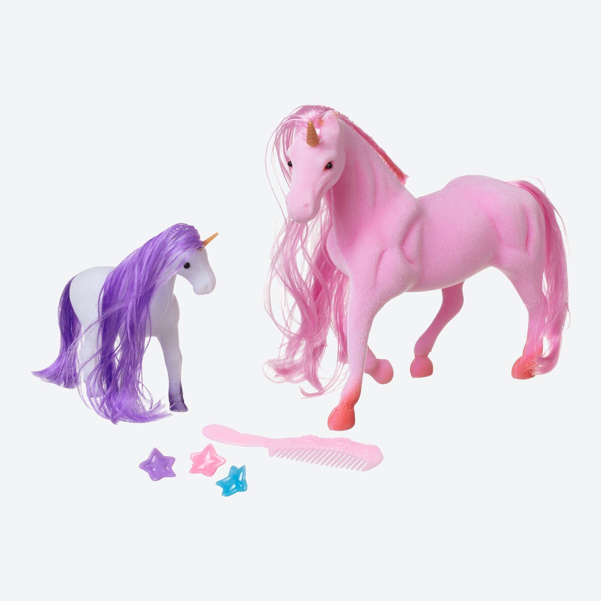 Happy People Einhorn-Familie mit Zubehör, 6-teilig