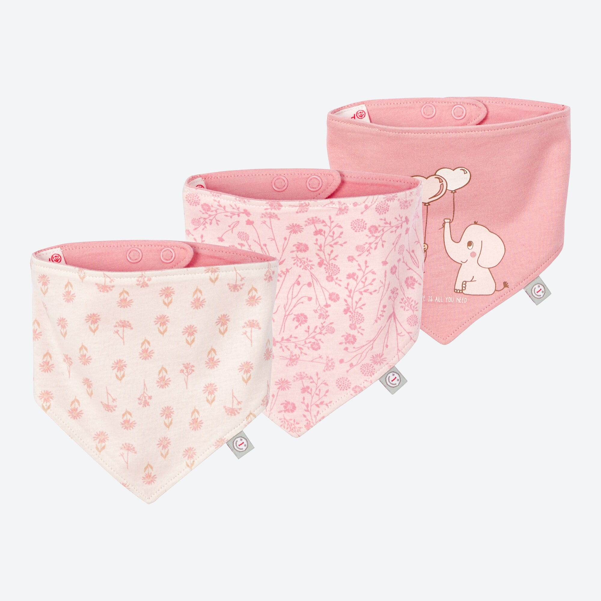 Baby-Mädchen-Halstuch, 3er-Pack