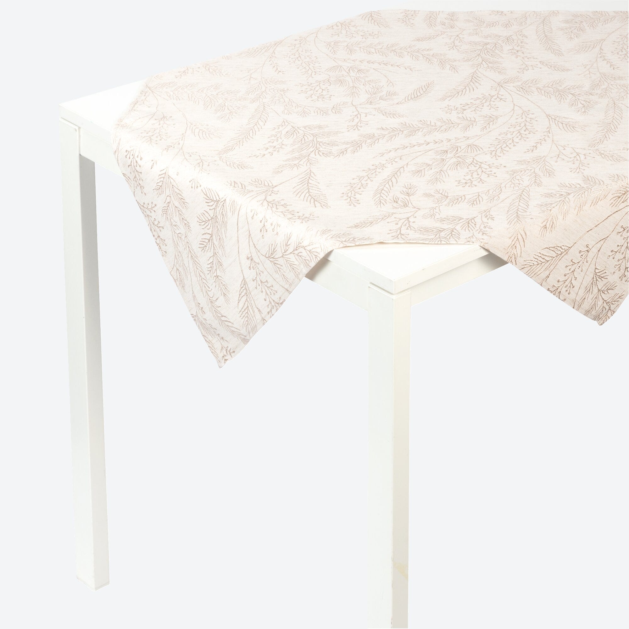 Mitteldecke mit Jacquard-Muster, ca. 80x80cm