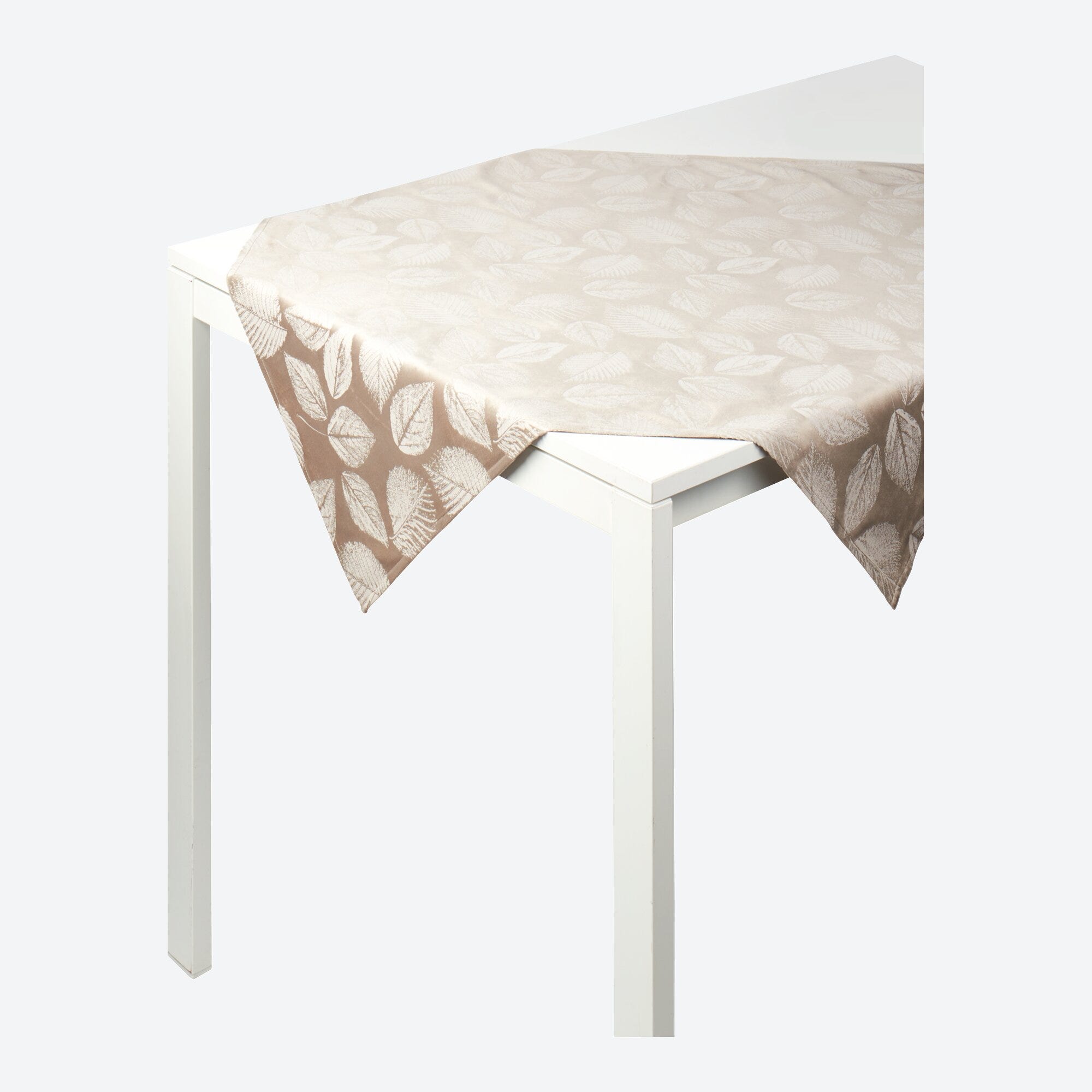 Mitteldecke mit Blatt-Design, ca. 80x80cm