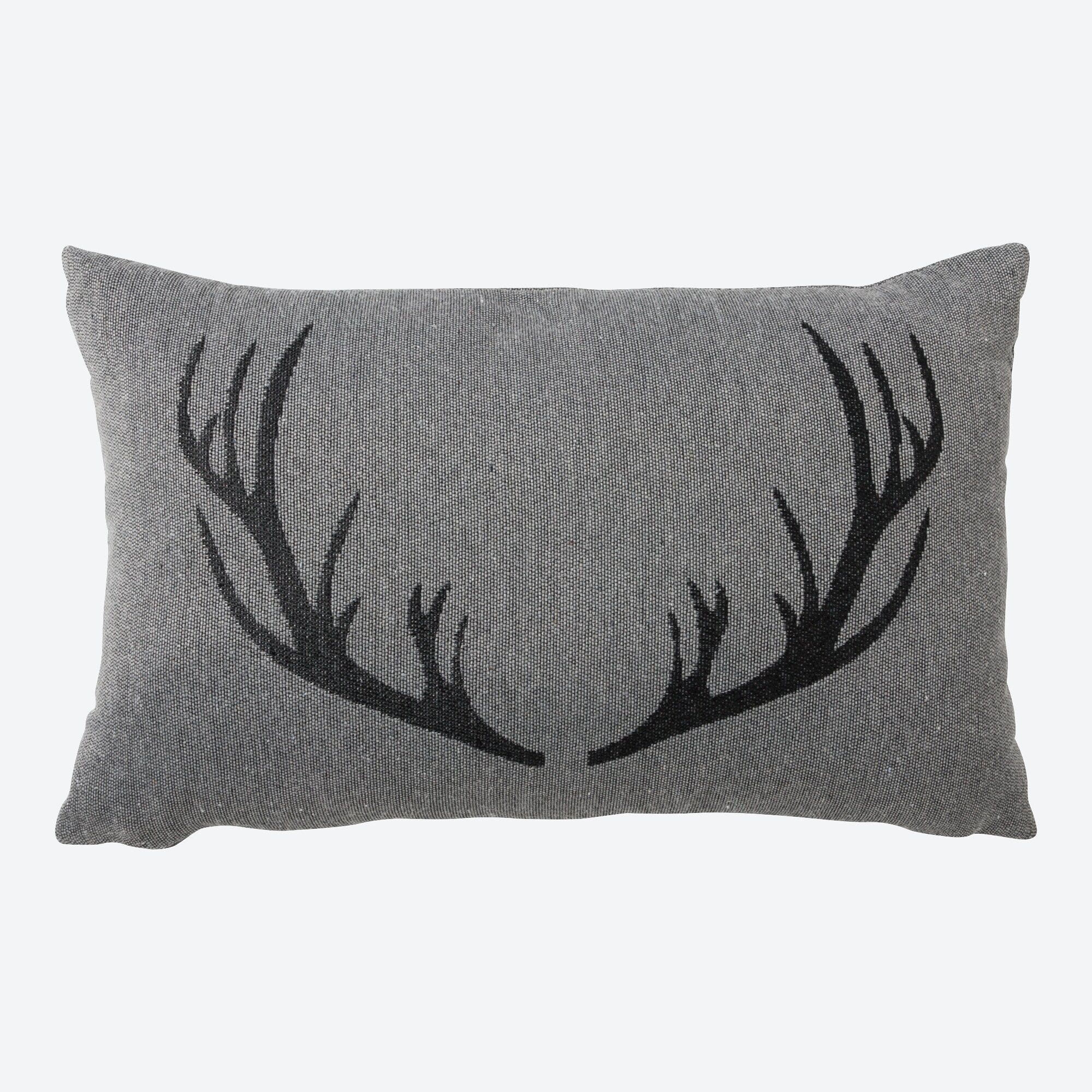 Jacquard-Dekokissen mit Hirsch-Design, ca. 40x40cm