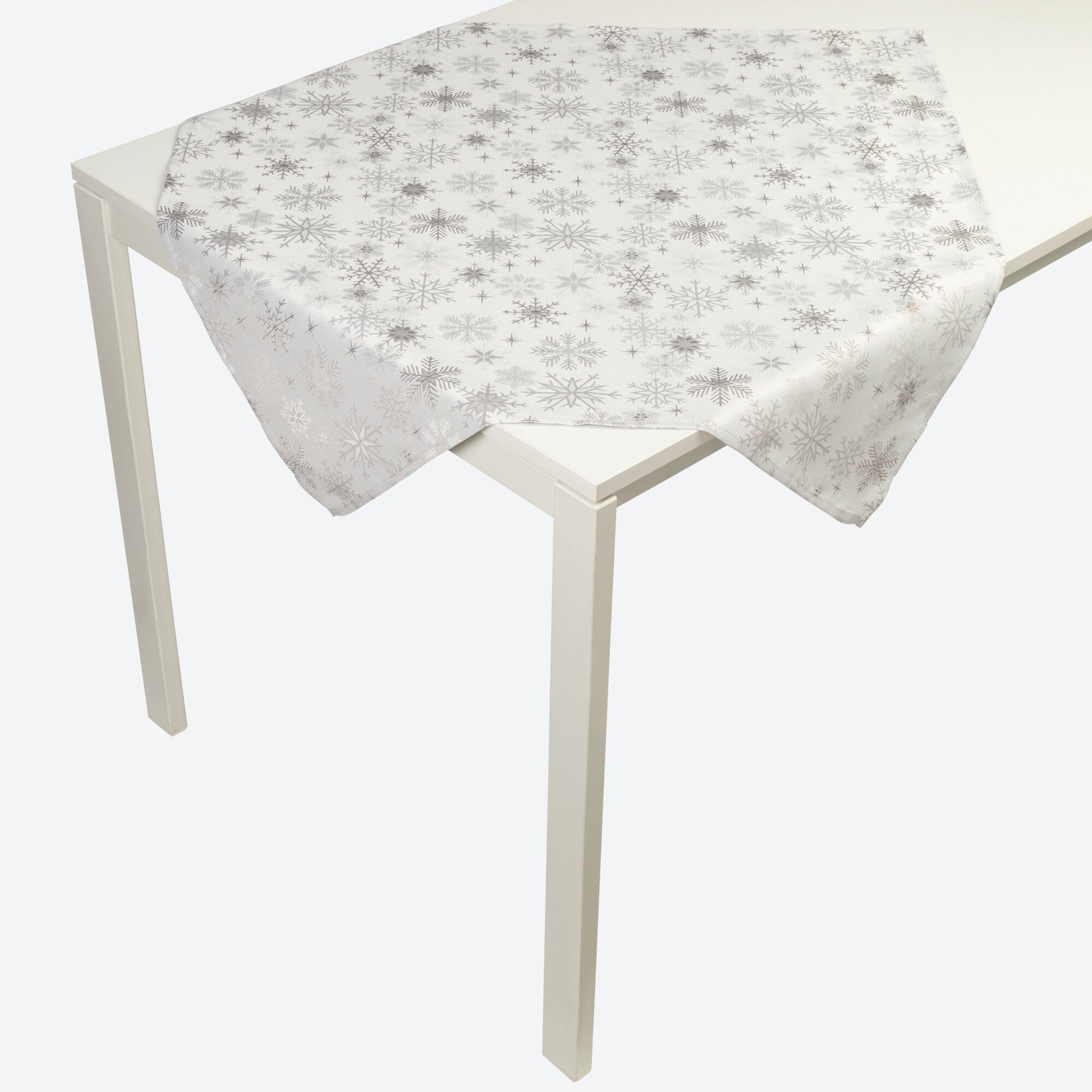 Mitteldecke mit Lurex, ca. 80x80cm