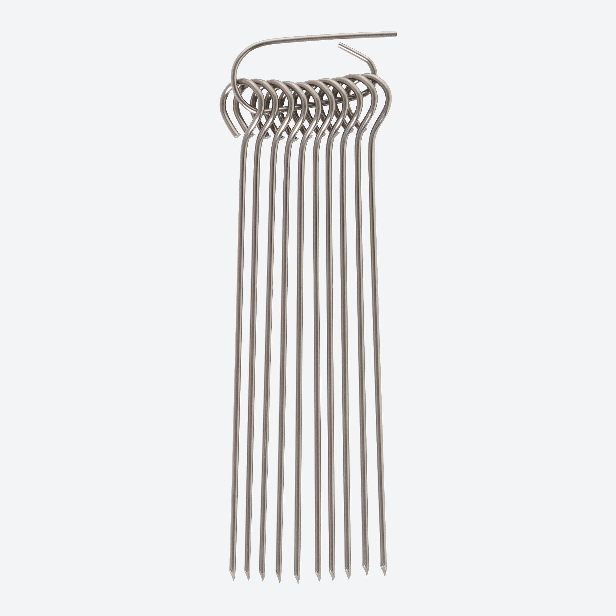 Rouladen-Nadeln aus rostfreiem Metall, ca. 10cm, 10er-Pack