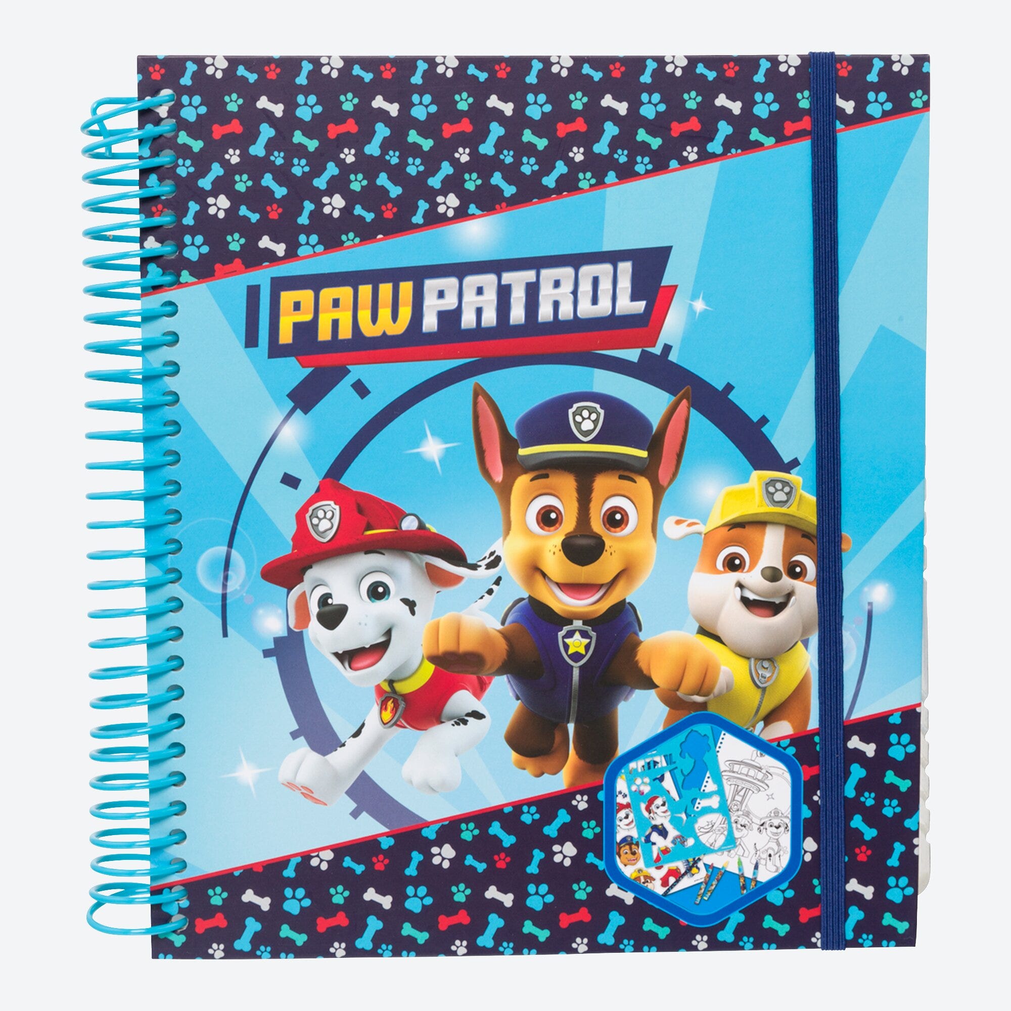 Paw Patrol Schablonen- und Mal-Set, 49-teilig, ca. 26x24x3cm