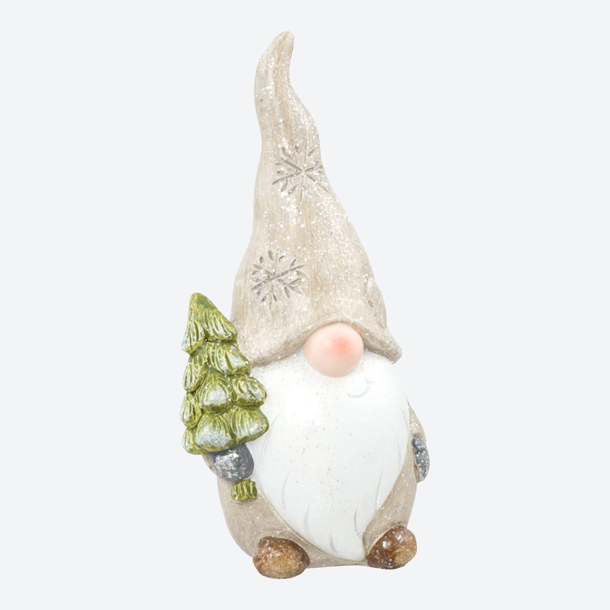 Deko-Wichtel mit Bäumchen, ca. 7x6x15cm