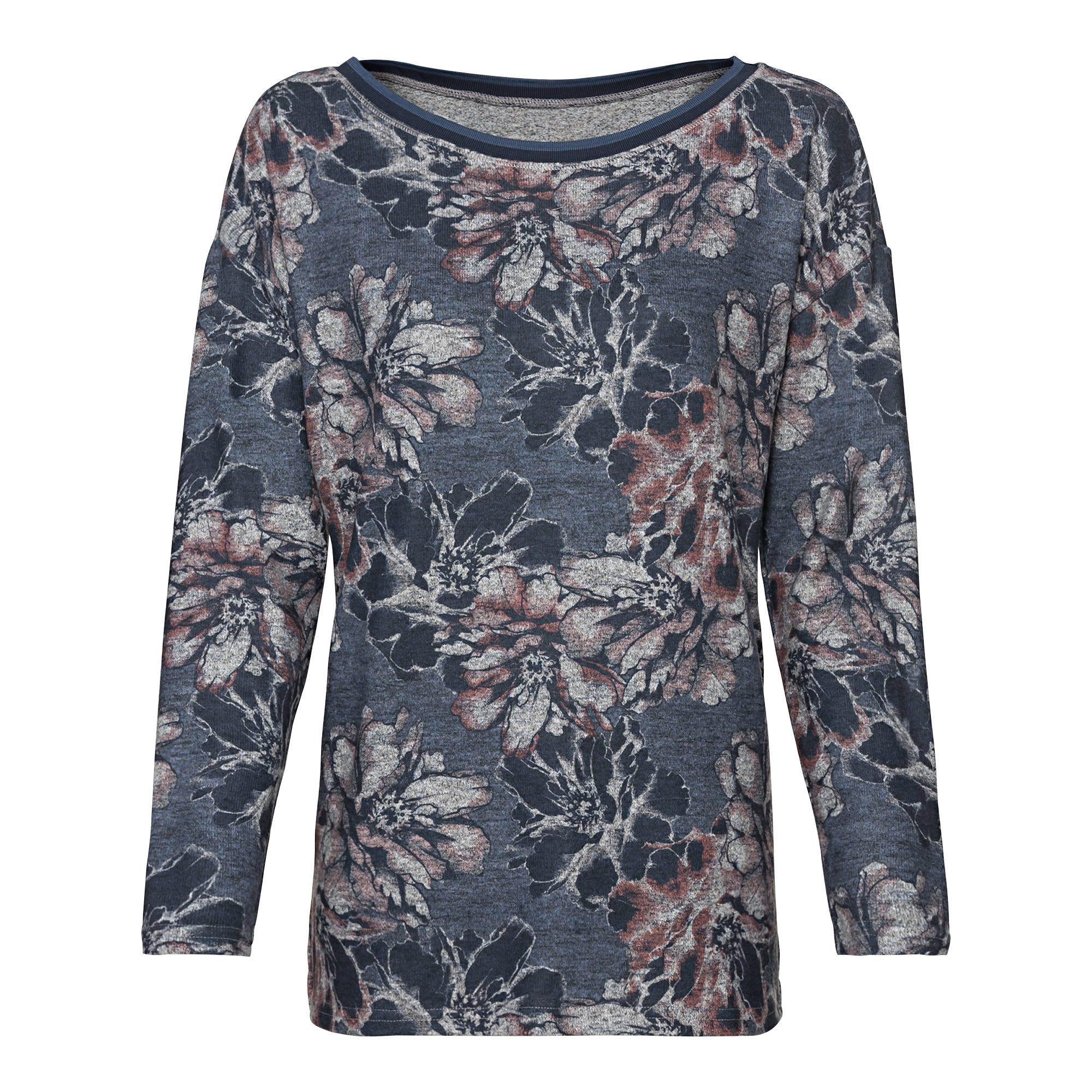 Damen-Sweatshirt mit Kontrast-Band