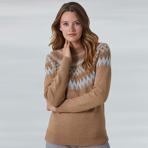 Damen-Pullover im Norweger-Style