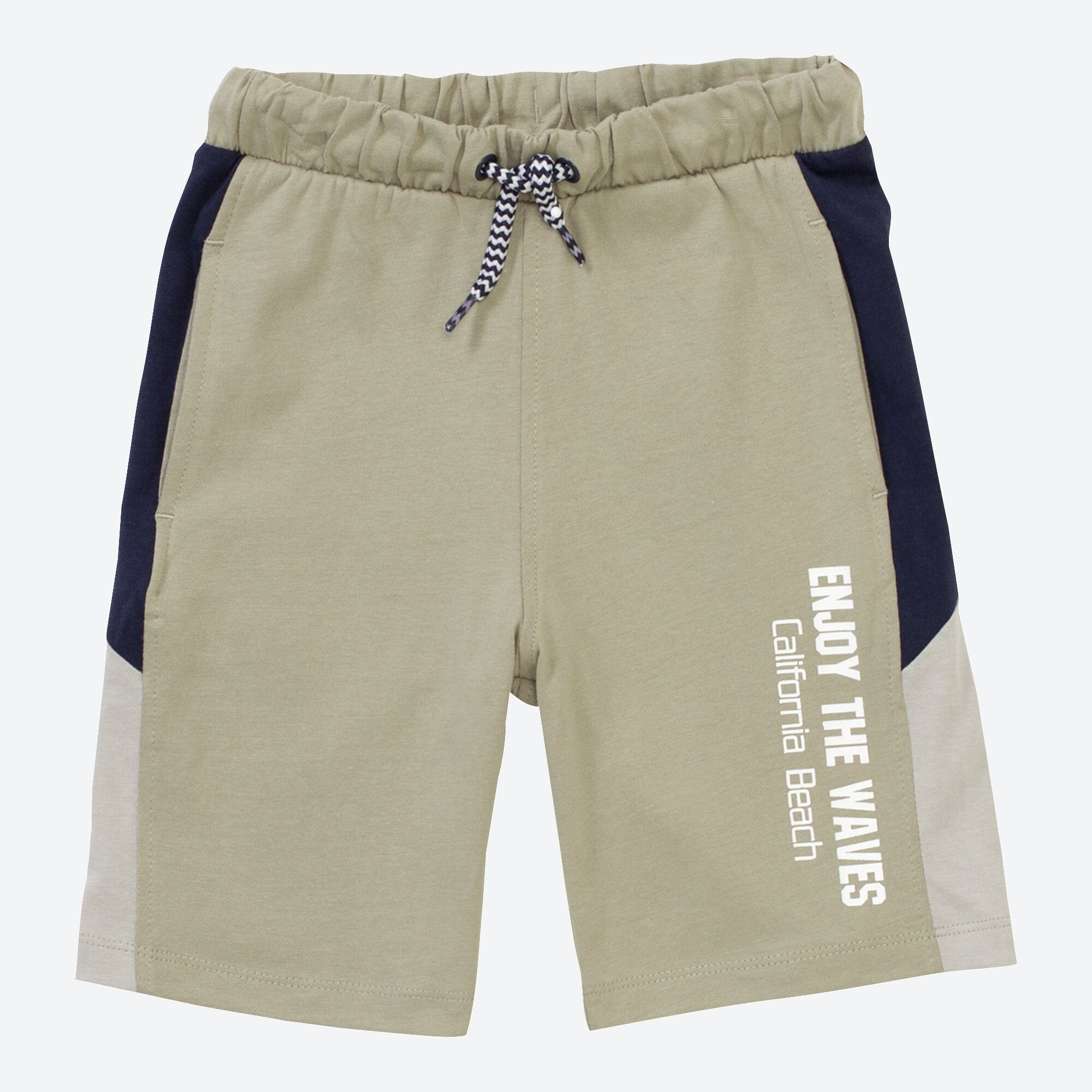 Jungen-Bermudas mit Kontrast-Einsätzen