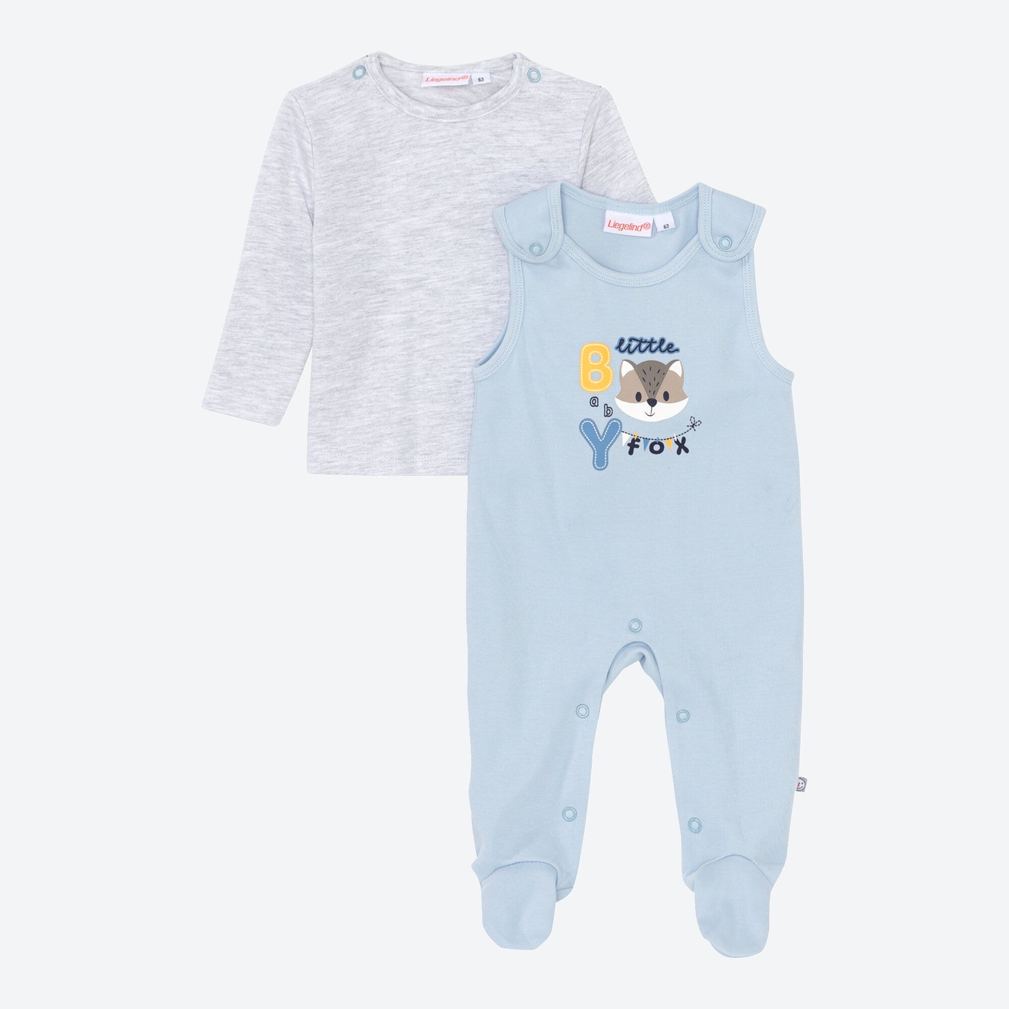 Baby-Jungen-Strampler-Set, 2-teilig