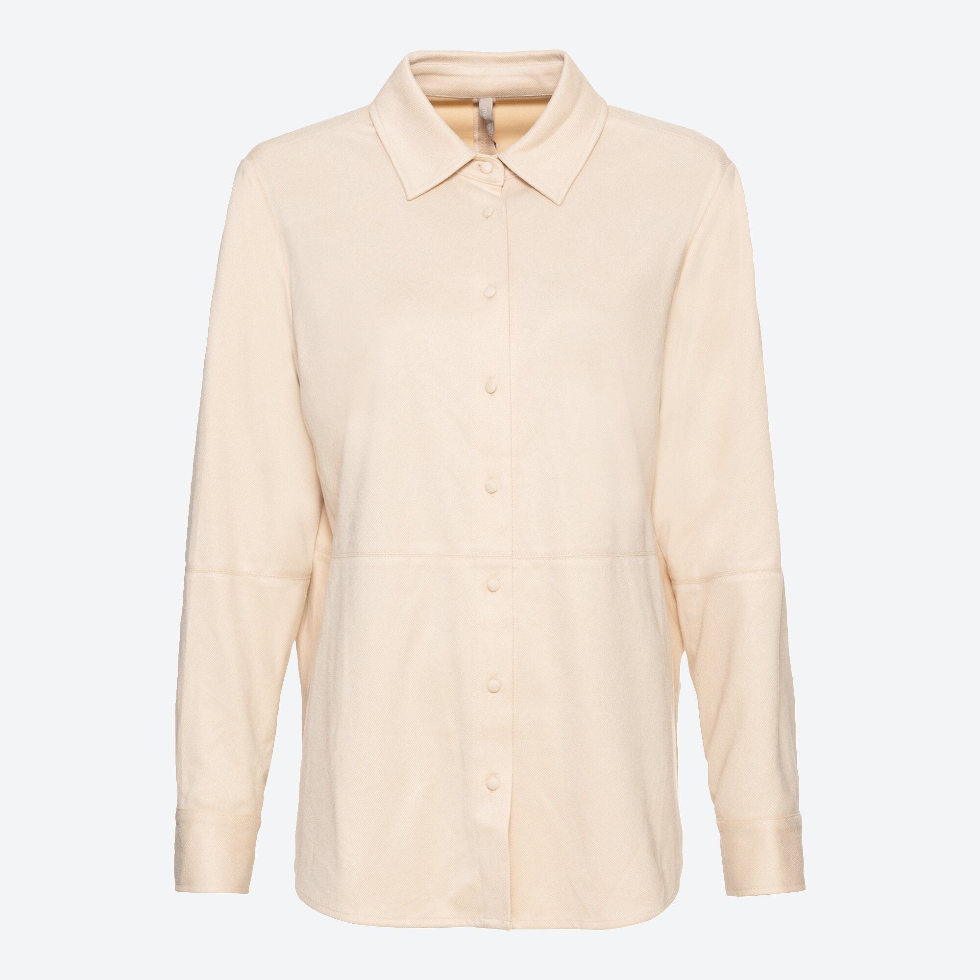 Damen-Bluse aus Suede-Twill