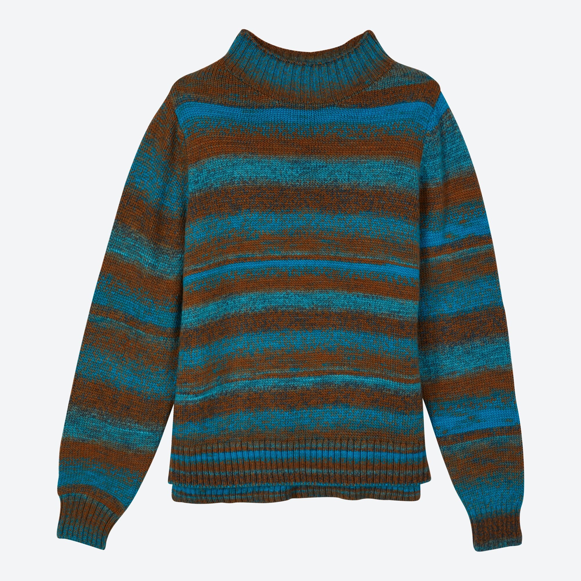 Damen-Strickpullover mit Stehkragen