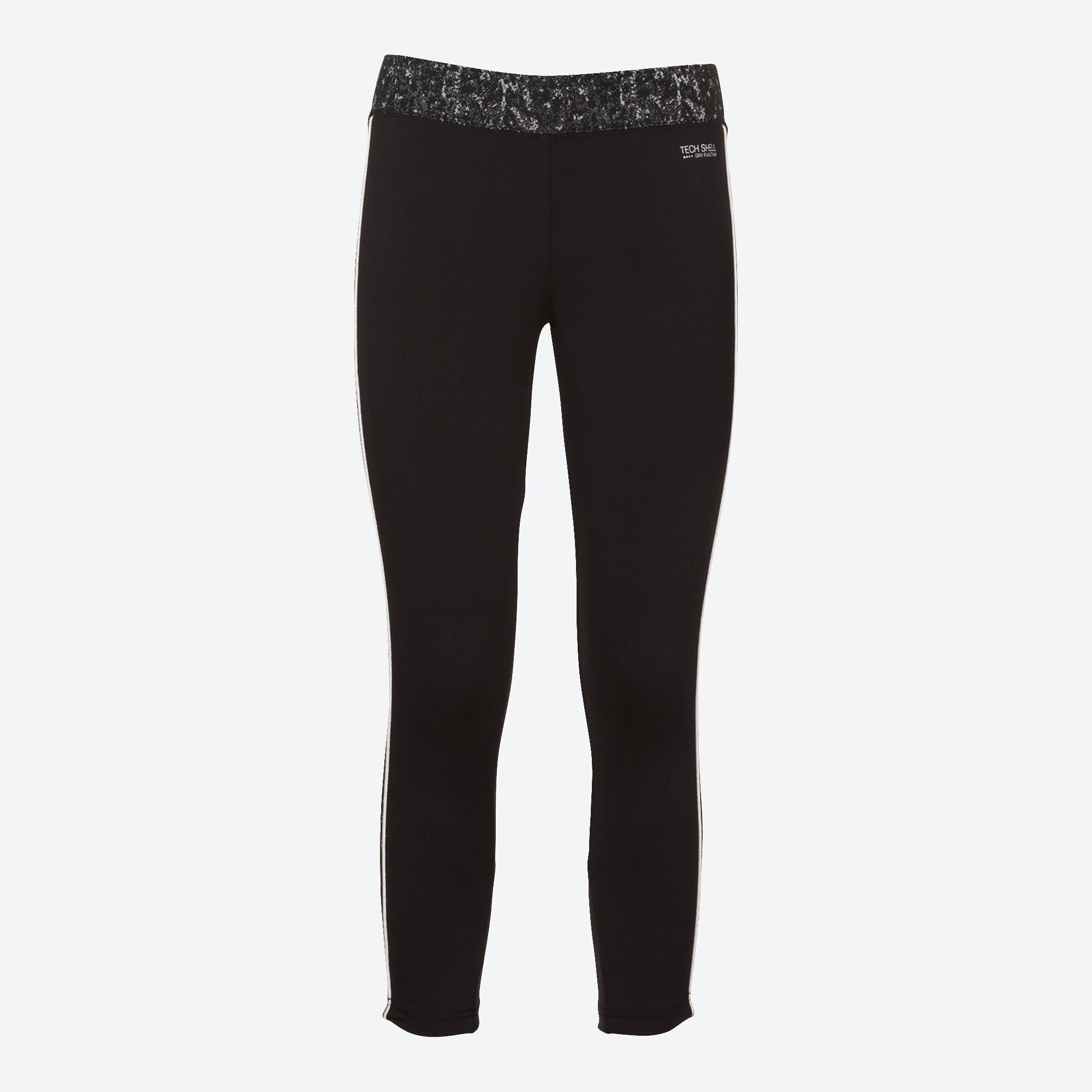 Damen-Sportleggings mit Kontrast-Einsätzen