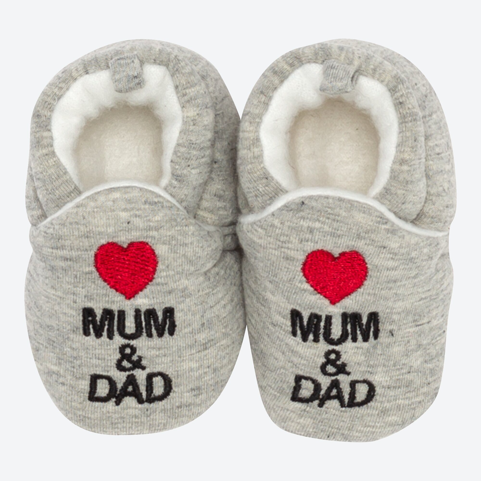 Baby-Schühchen mit süßem Spruch