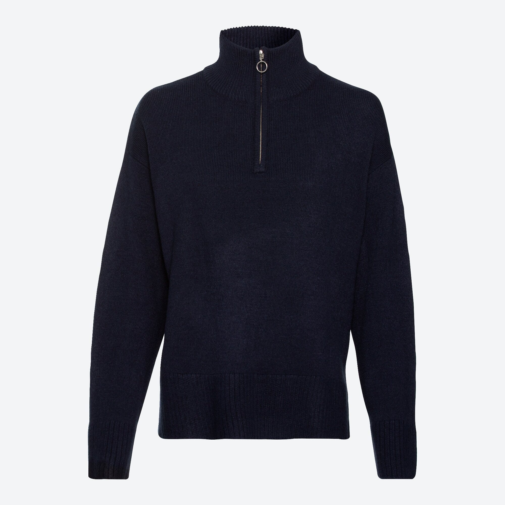 Damen-Pullover mit Troyer-Kragen