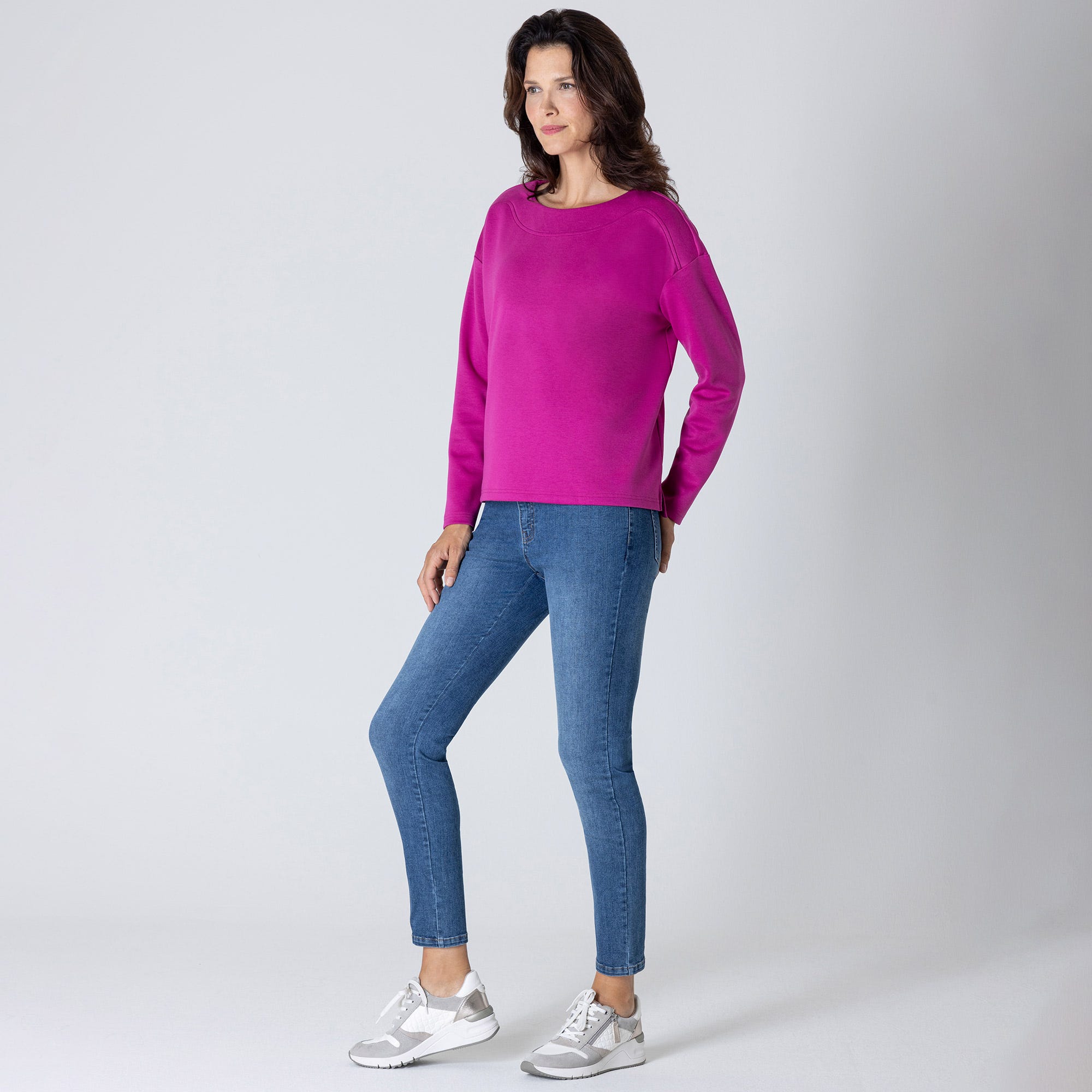 Damen-Jeans mit Wasch-Effekten