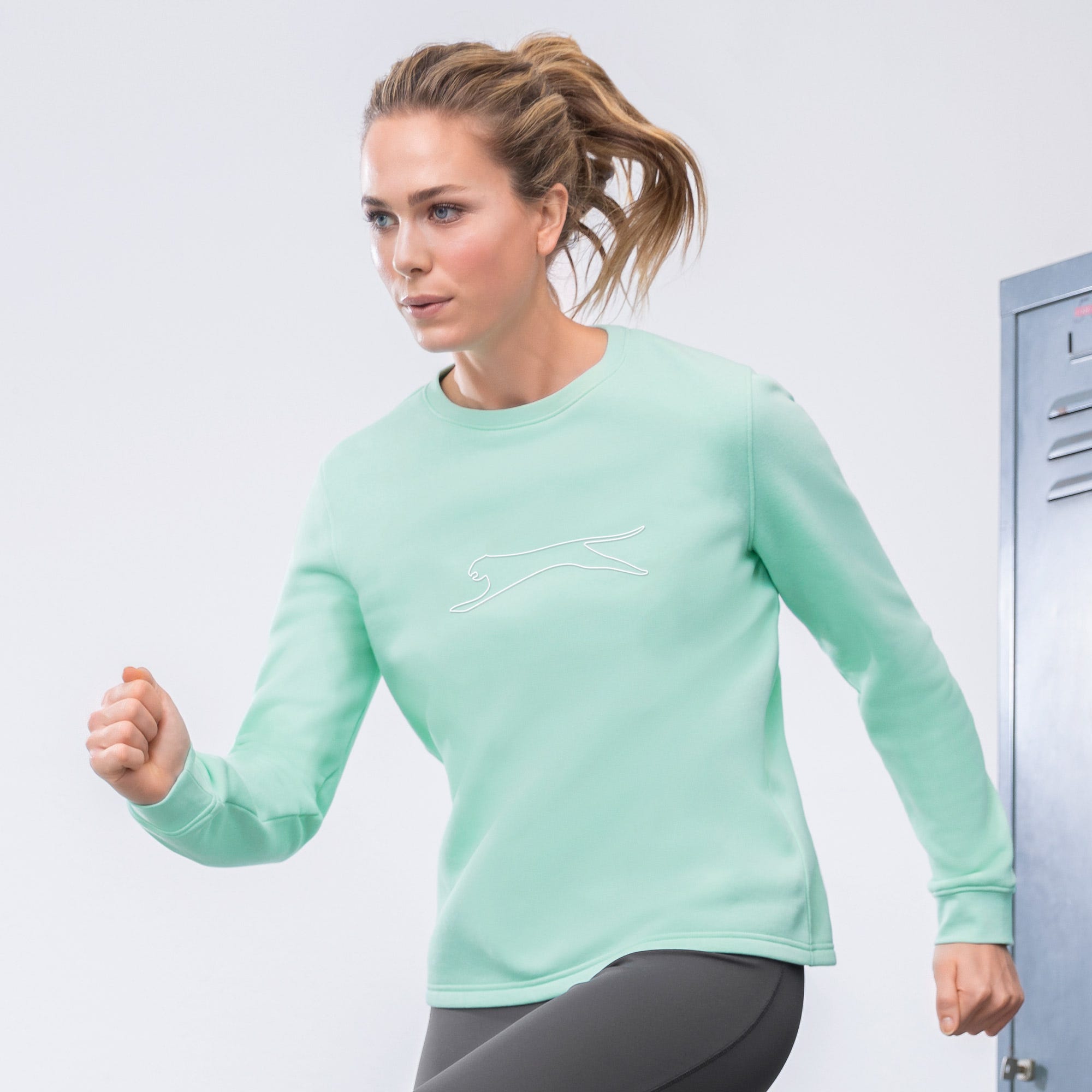 Damen-Pullover mit Rippbündchen