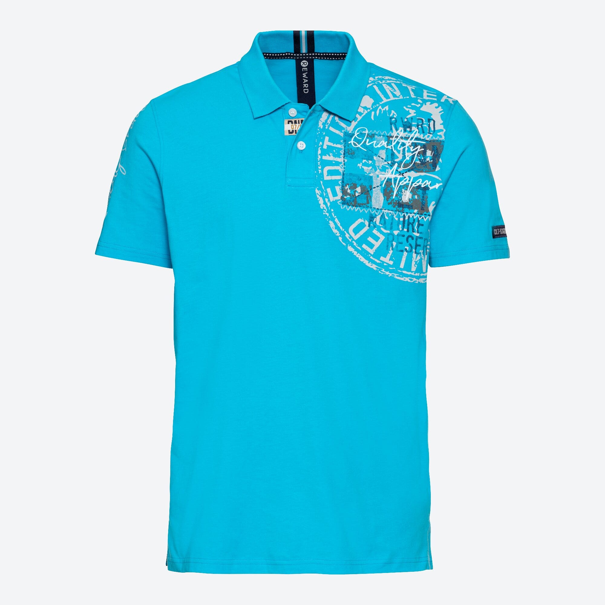 Herren-Poloshirt mit Aufdruck