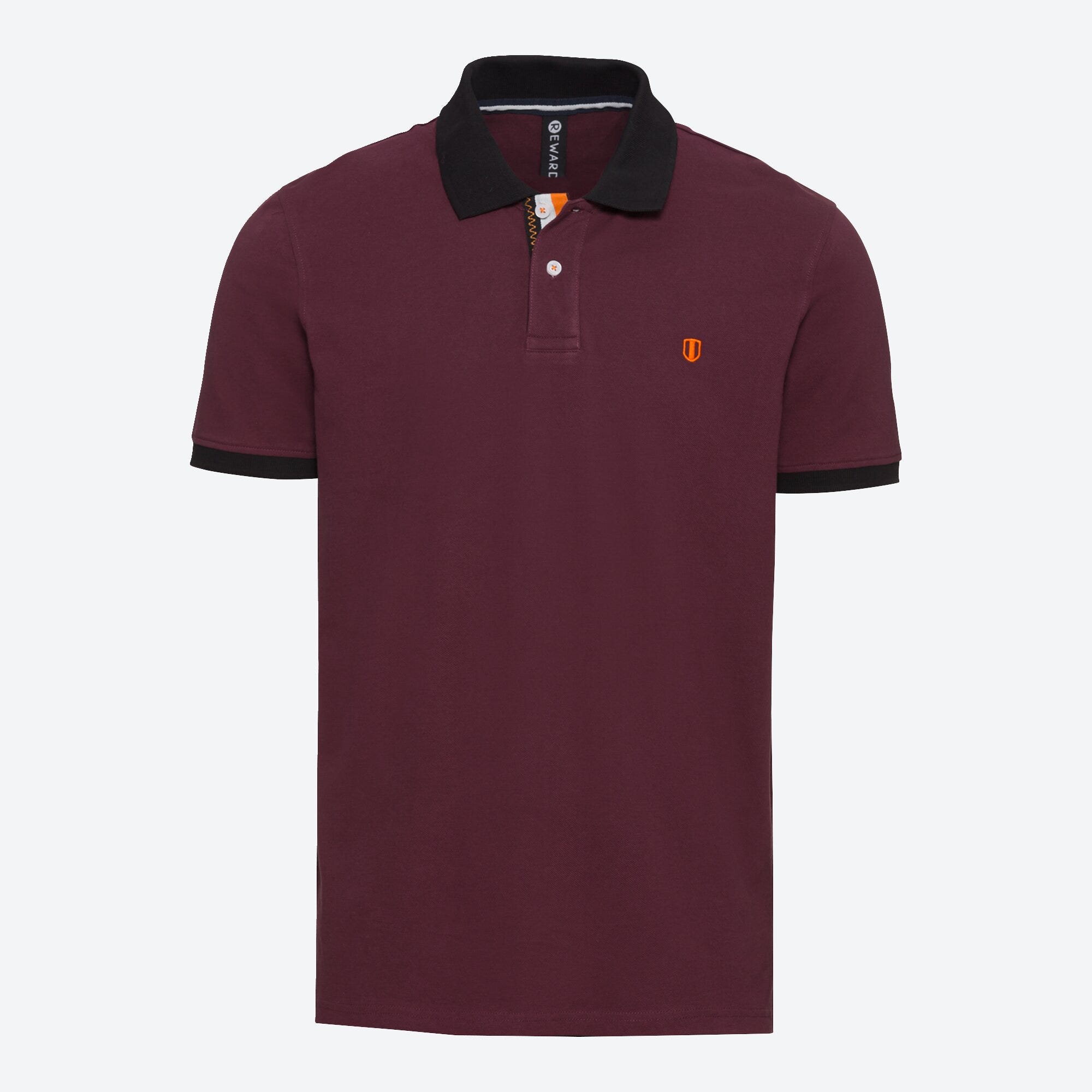 Herren-Poloshirt mit Kontrast-Effekten