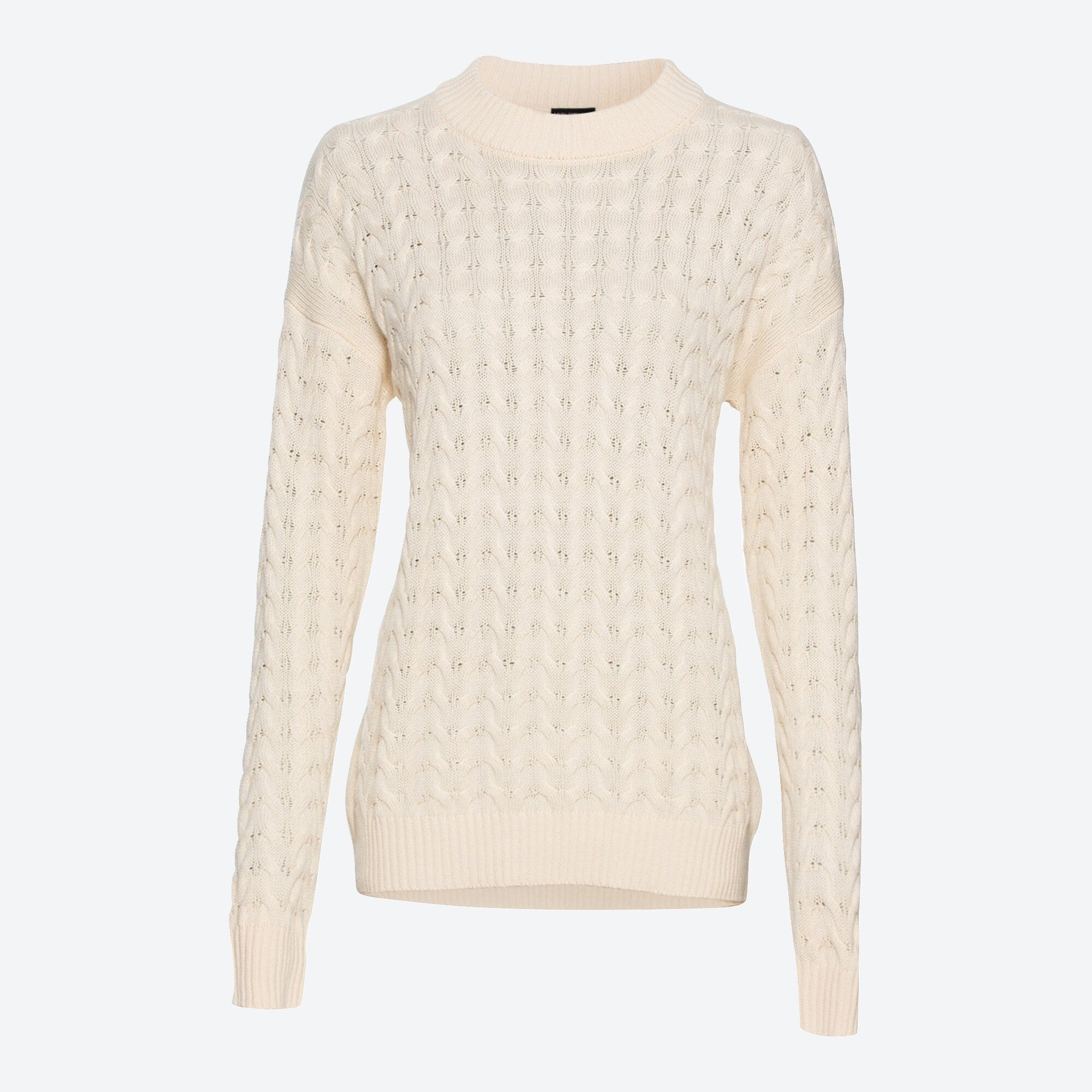 Damen-Pullover mit Zopfmuster