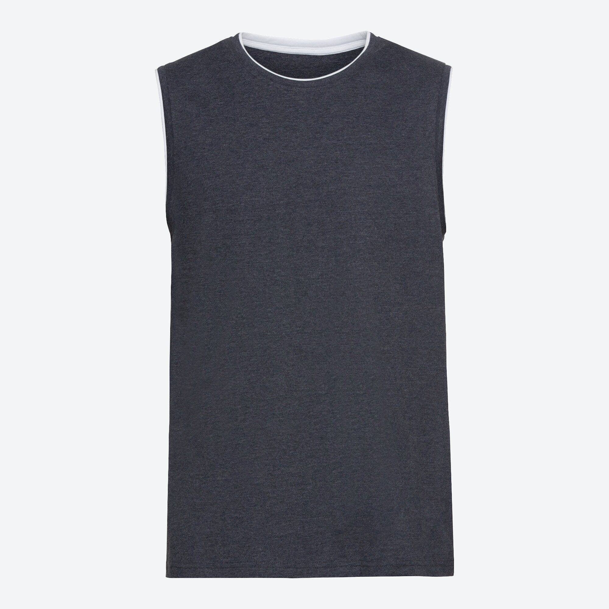 Herren-Muskelshirt mit 2-in-1-Optik