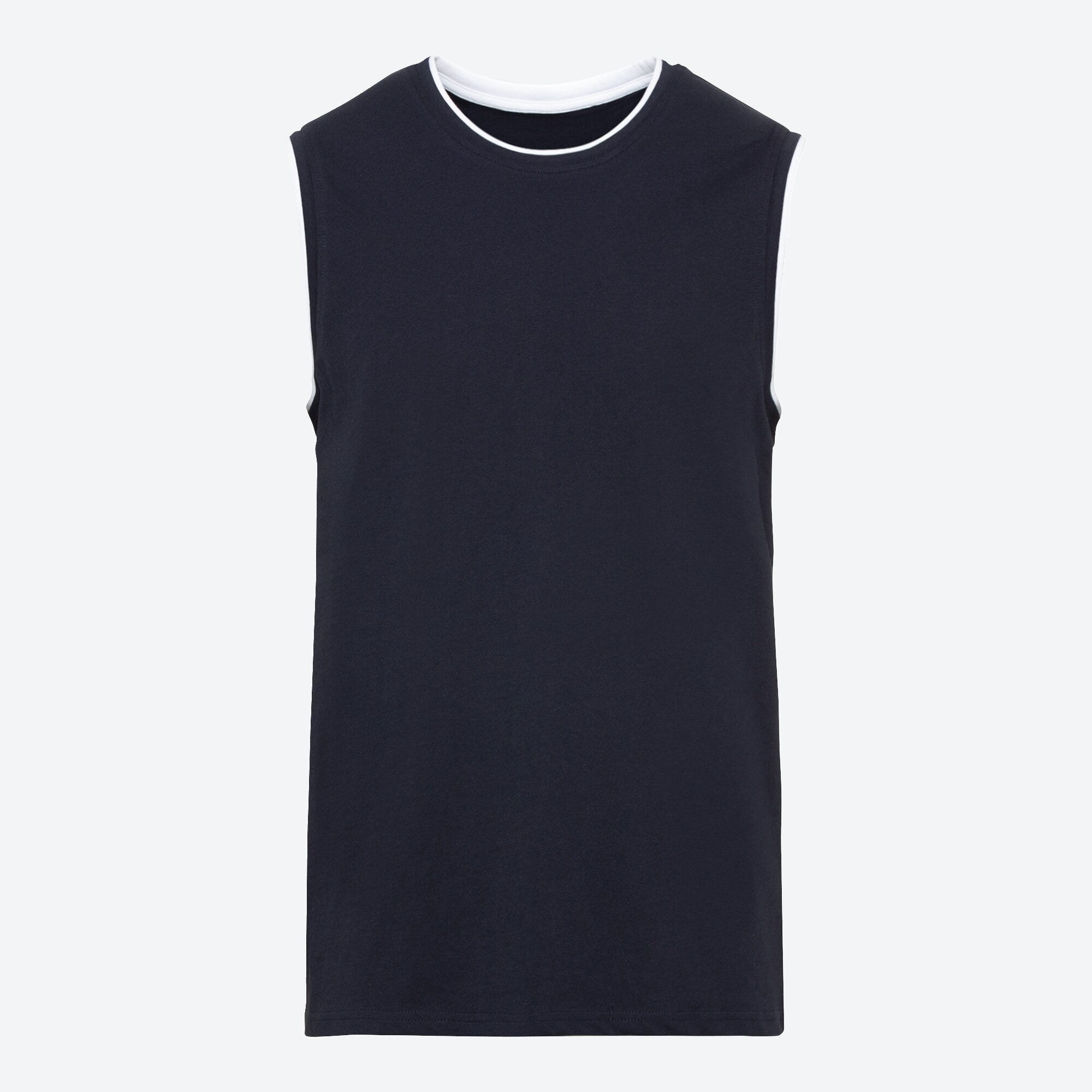 Herren-Muskelshirt aus reiner Baumwolle