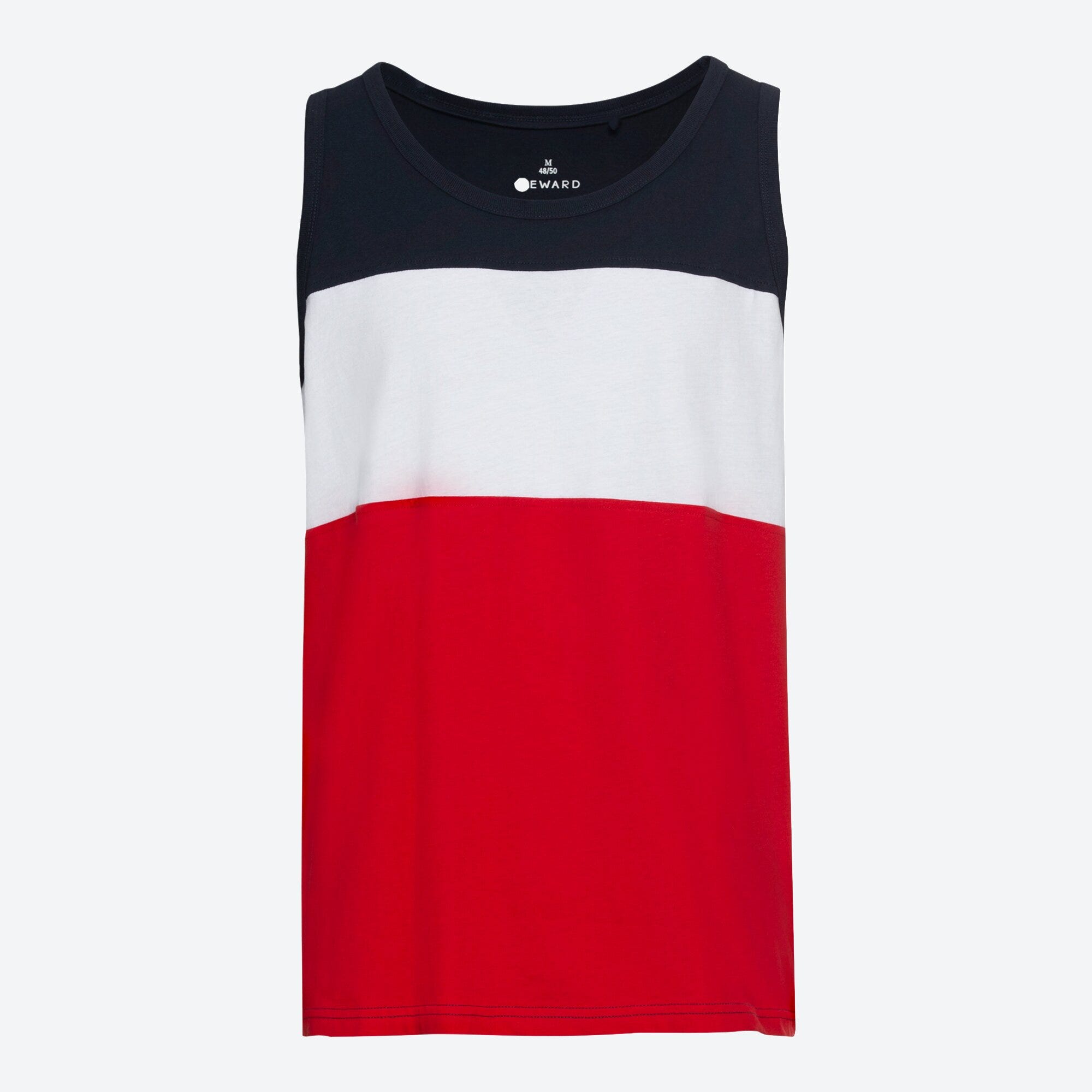 Herren-Muskelshirt mit Blockstreifen