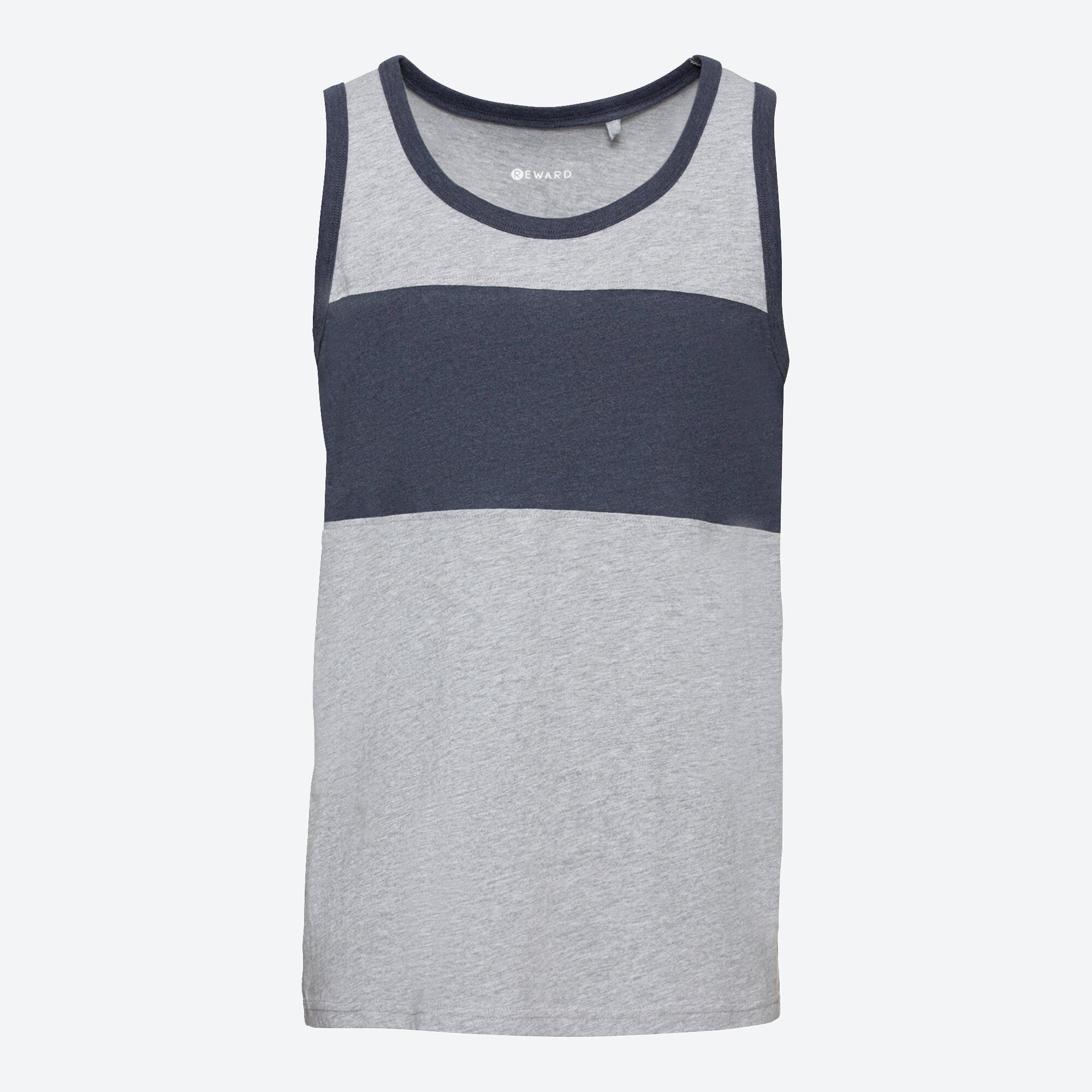 Herren-Muskelshirt mit Blockstreifen