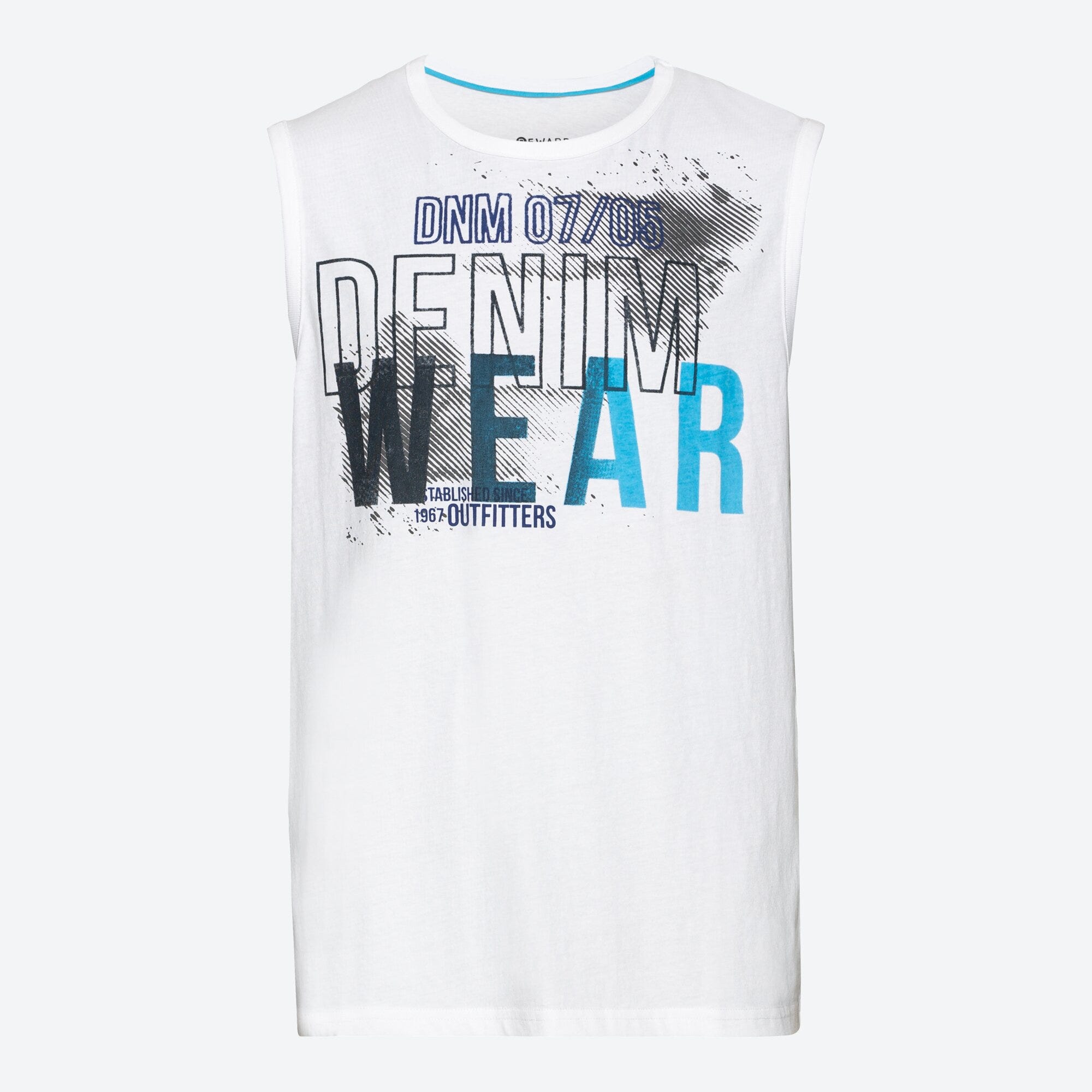Herren-Muskelshirt aus reiner Baumwolle