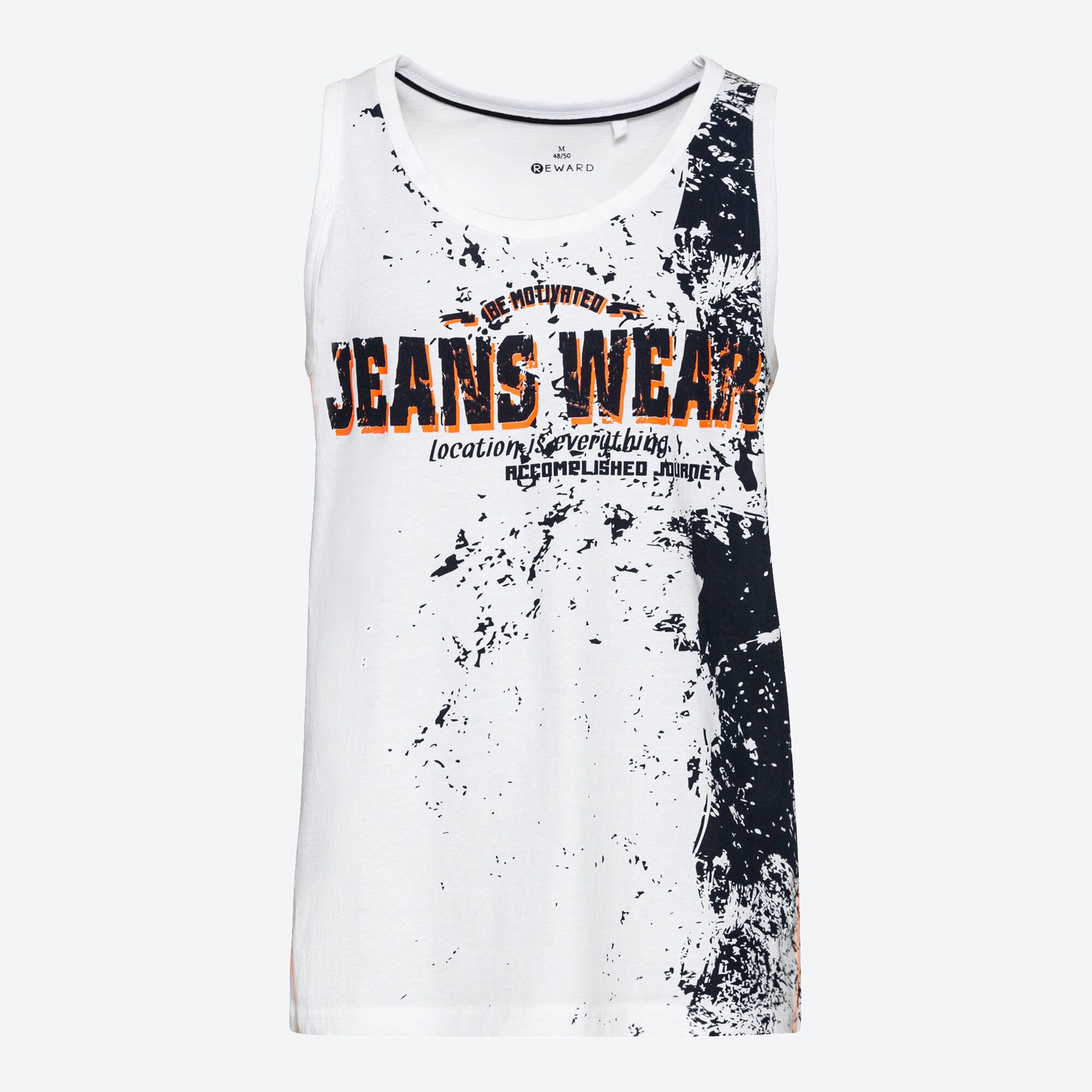Herren-Muskelshirt mit trendigem Farbdesign