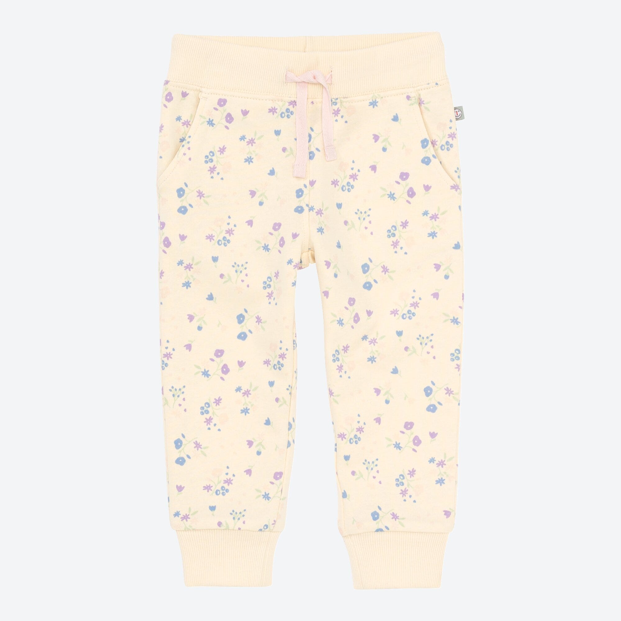 Baby-Mädchen-Jogginghose mit Blümchen-Muster