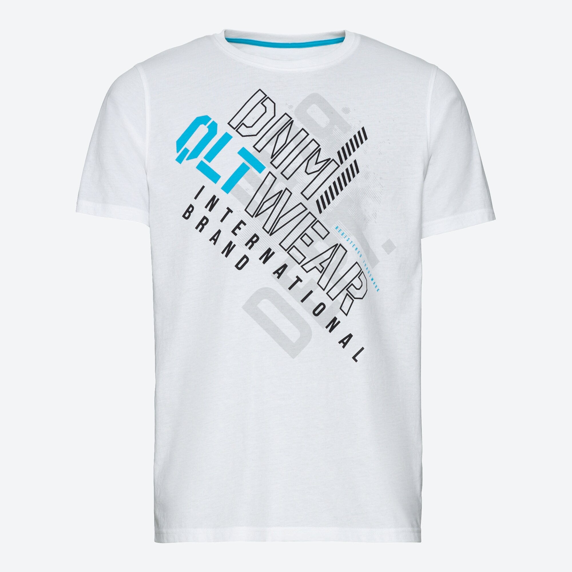 Herren-T-Shirt mit sportlichem Frontaufdruck