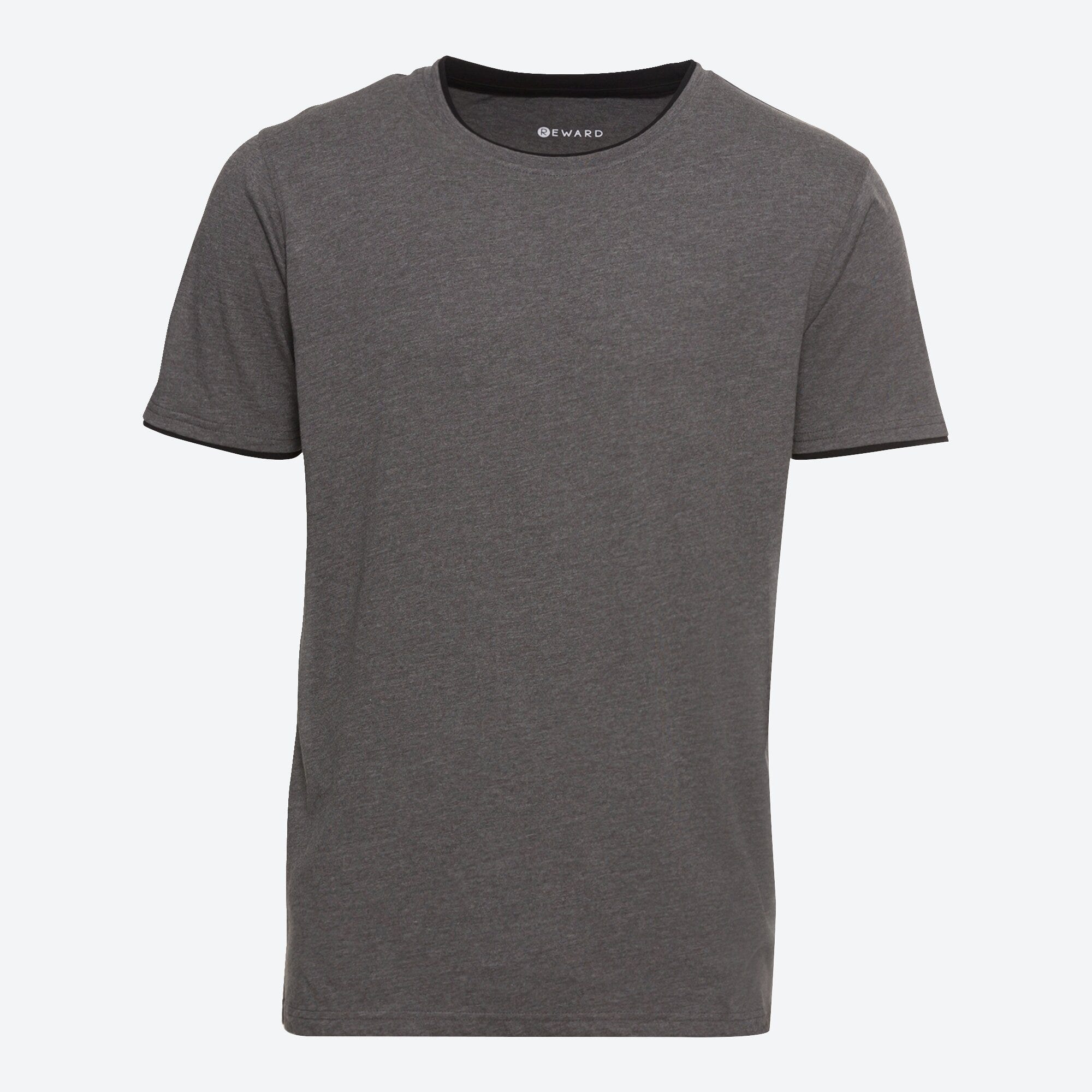 Herren-T-Shirt in Melange-Optik