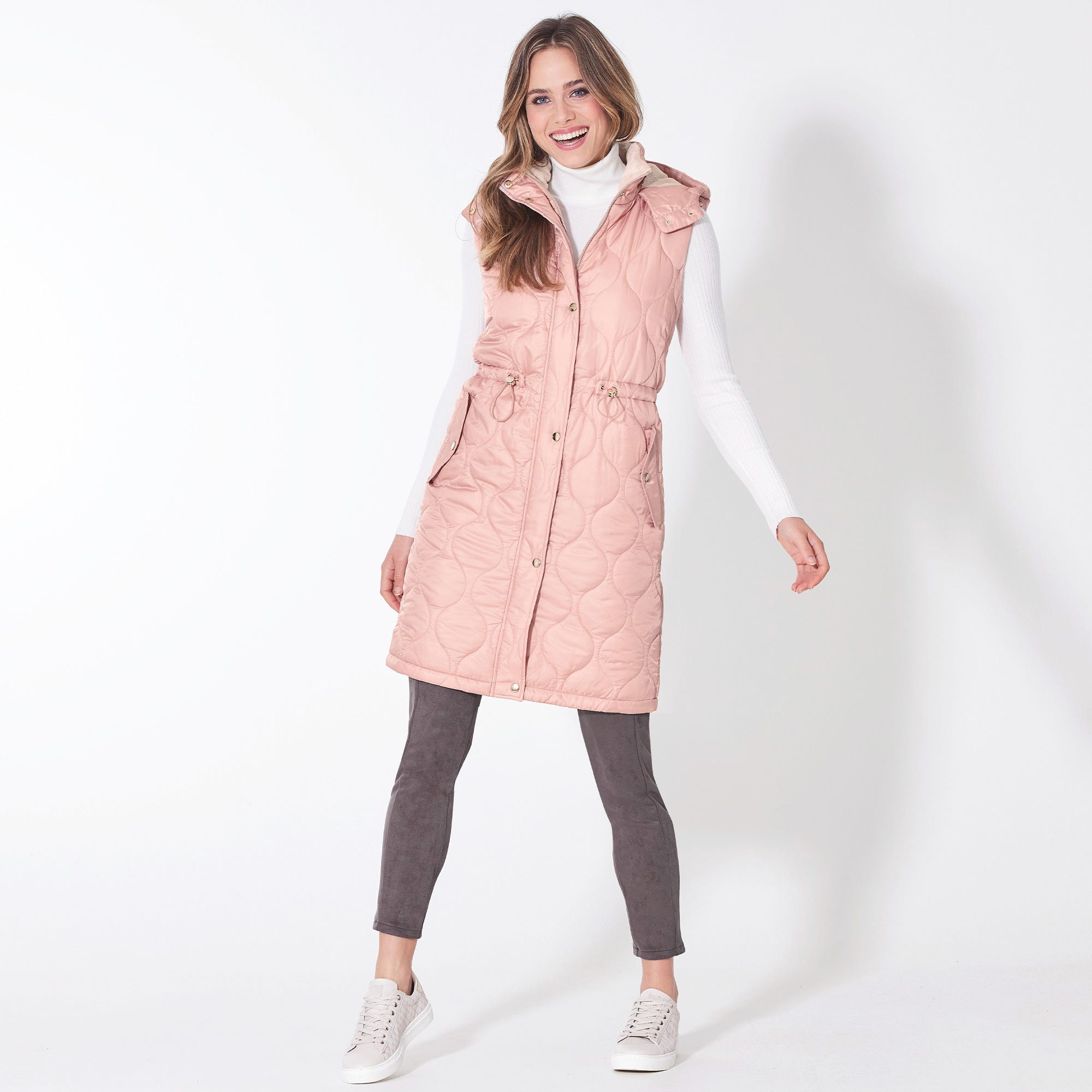 Damen-Weste mit langem Schnitt