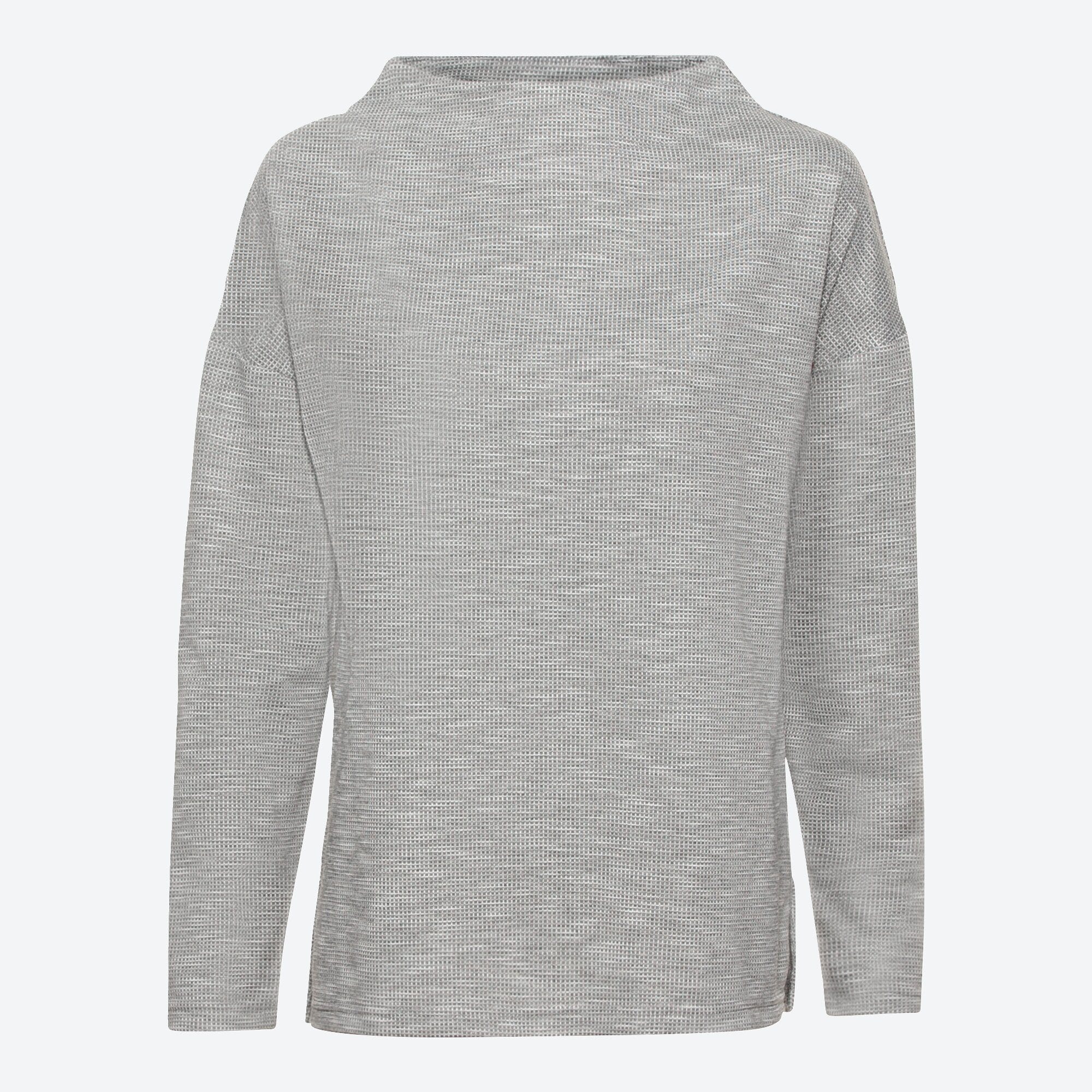 Damen-Shirt in Melange-Optik