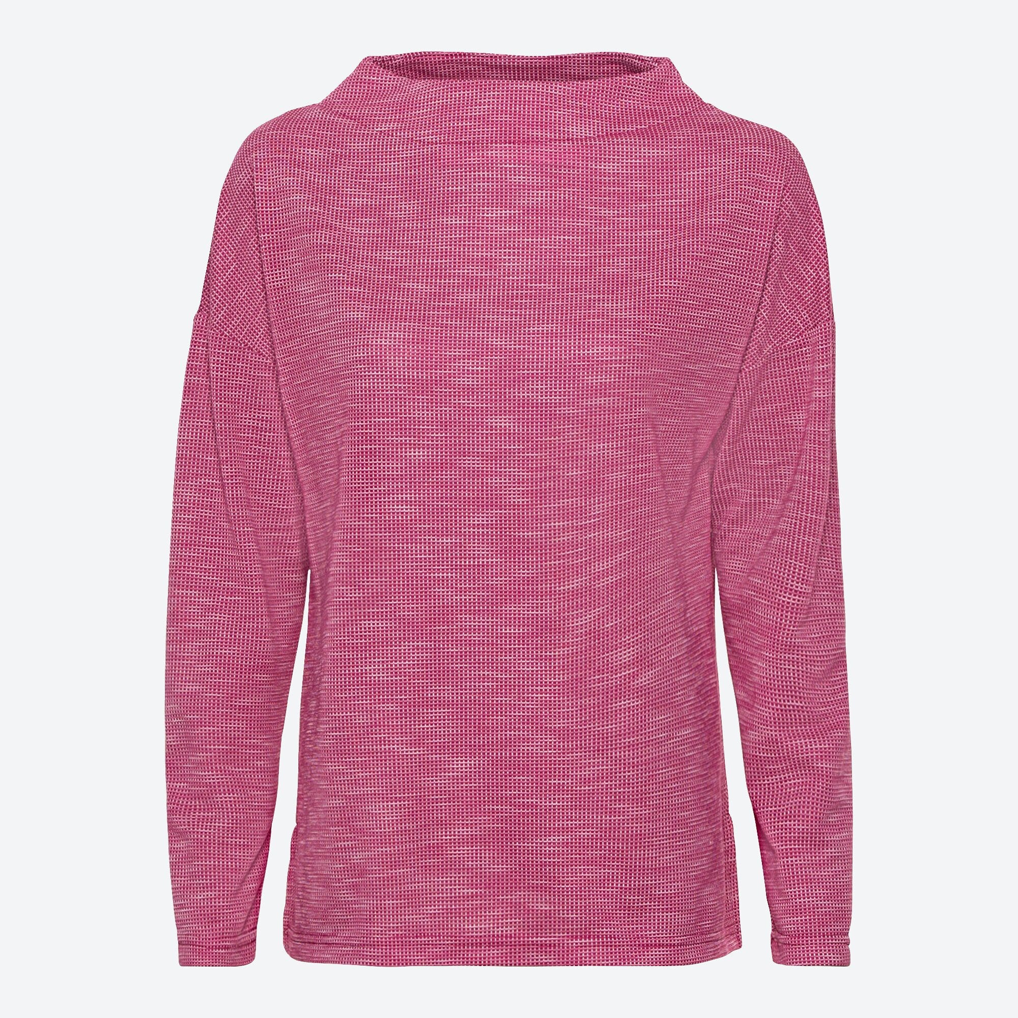Damen-Shirt in Melange-Optik